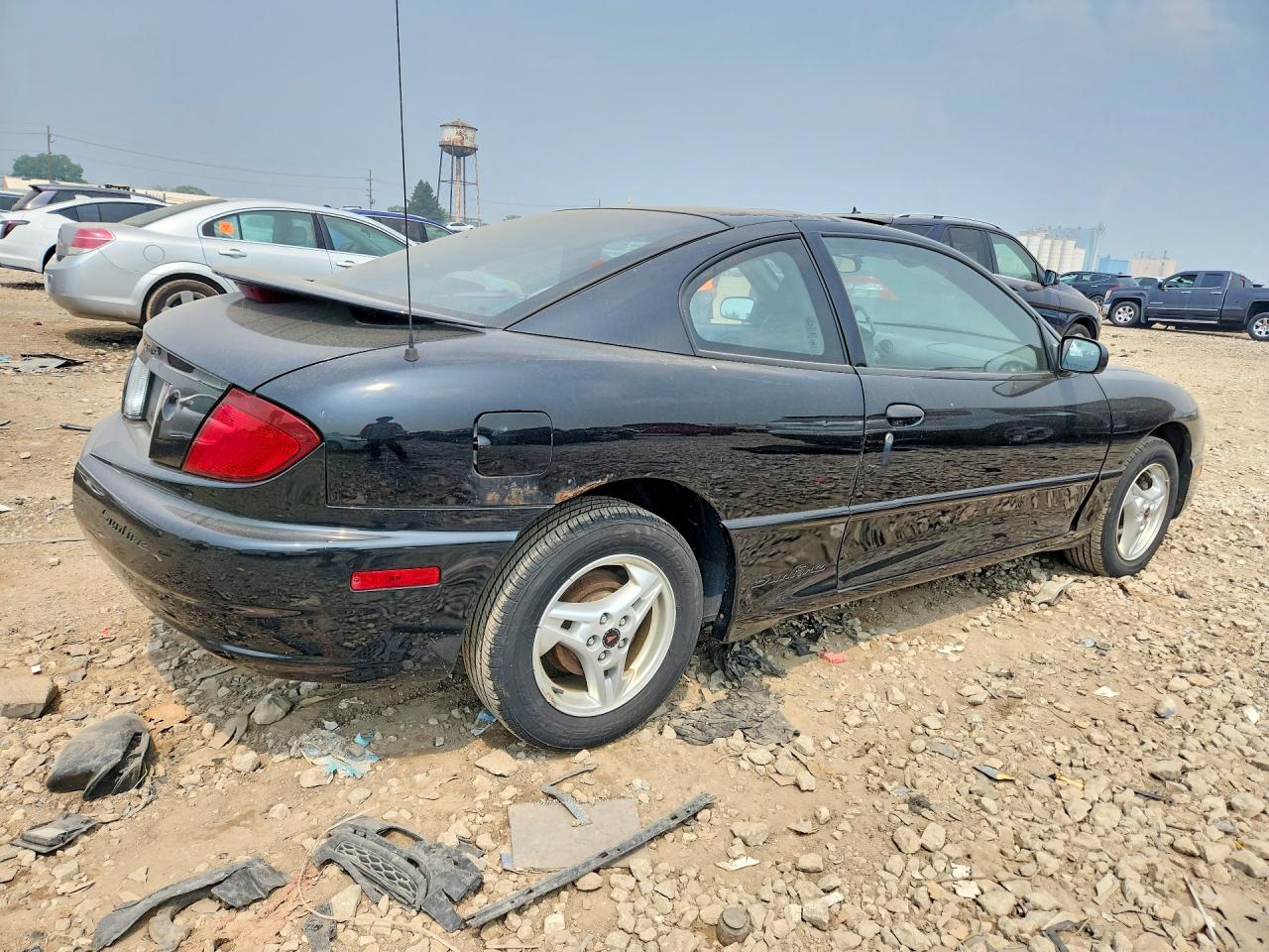 2004 Pontiac Sunfire Black vin: 1G2JB12F247234678