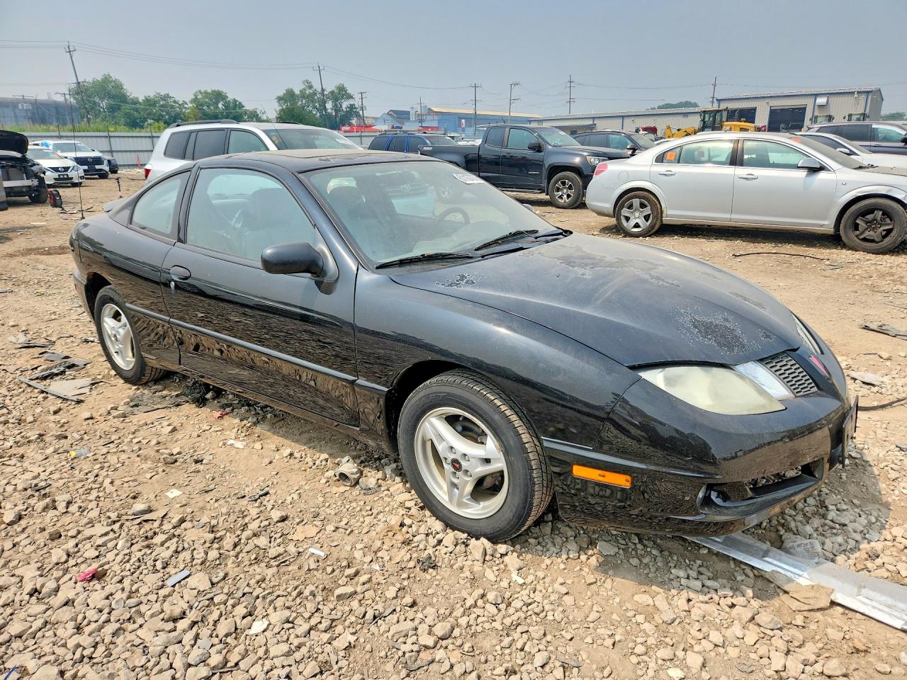 2004 Pontiac Sunfire Black vin: 1G2JB12F247234678
