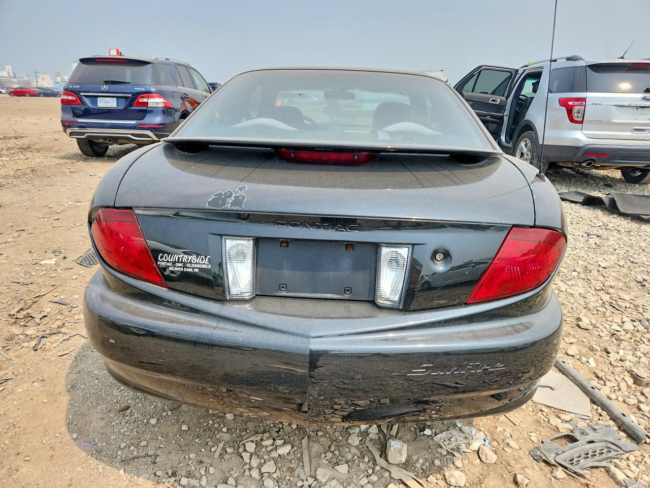 2004 Pontiac Sunfire Black vin: 1G2JB12F247234678