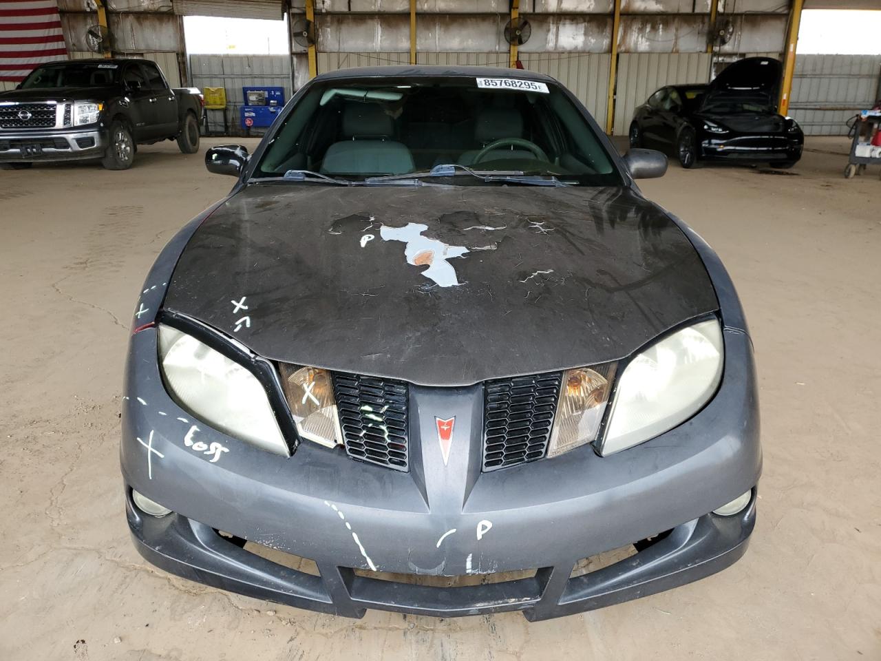 2004 Pontiac Sunfire Gray vin: 1G2JB12F247293892