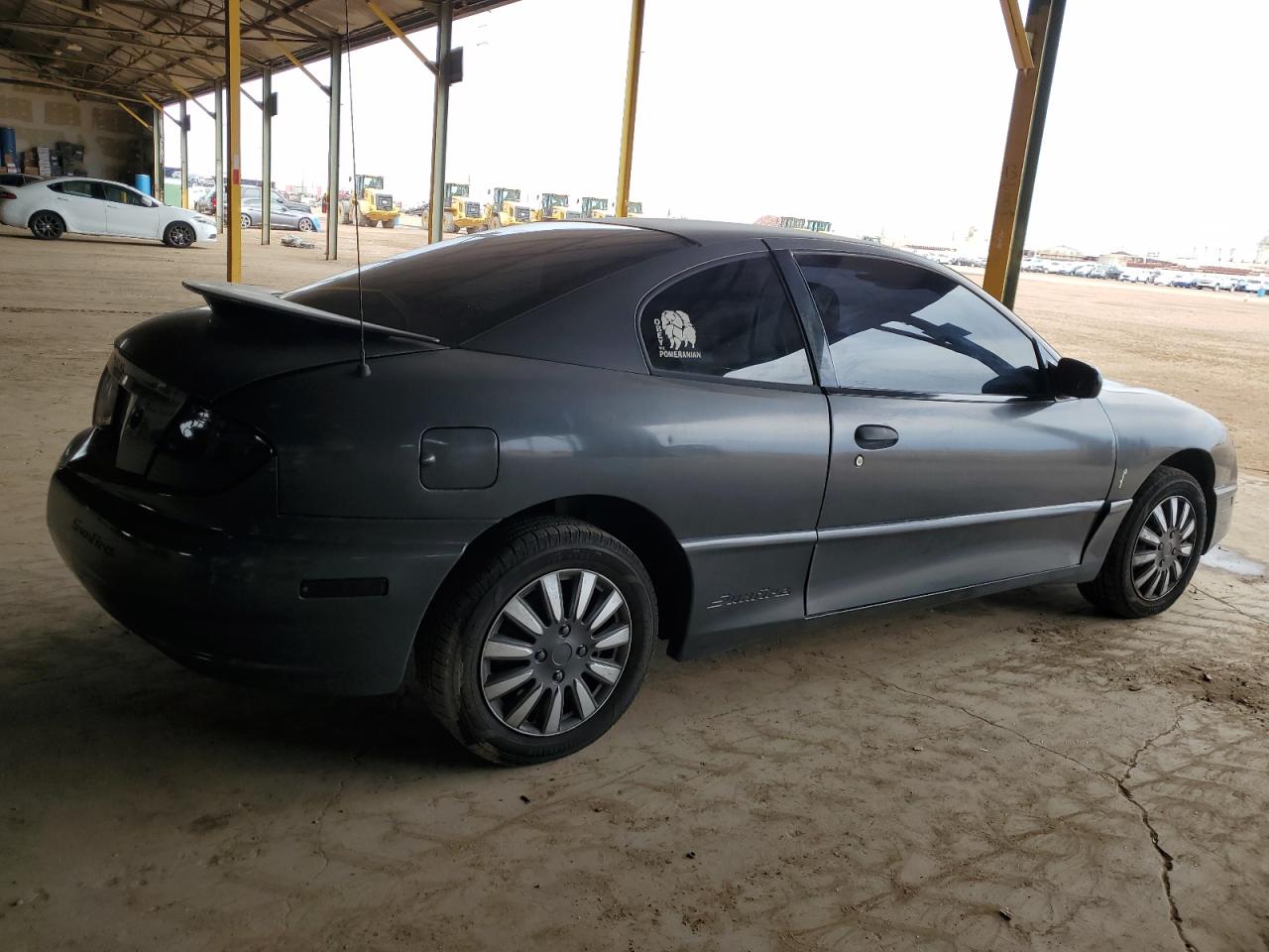 2004 Pontiac Sunfire Gray vin: 1G2JB12F247293892