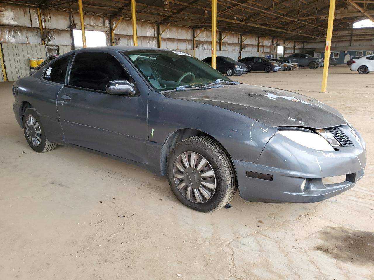 2004 Pontiac Sunfire Gray vin: 1G2JB12F247293892