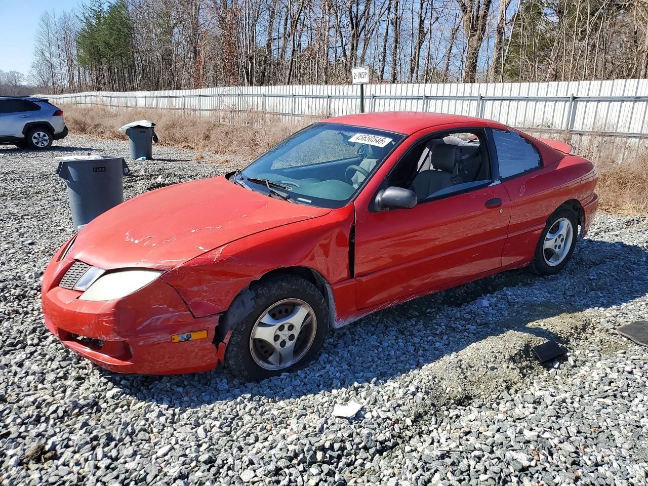 2004 Pontiac Sunfire Red vin: 1G2JB12F347342422