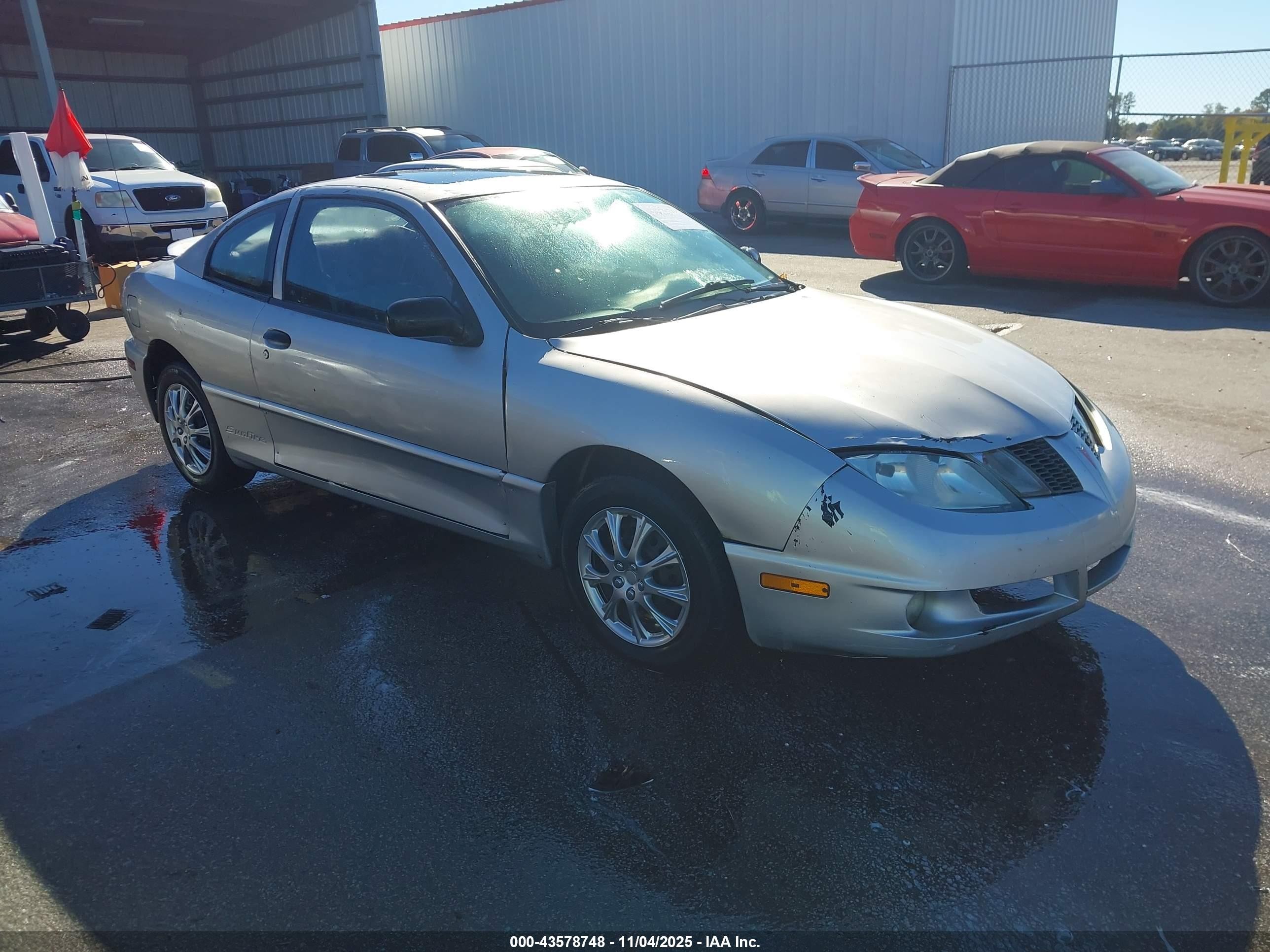 2003 Pontiac Sunfire   Silver vin: 1G2JB12F437354982