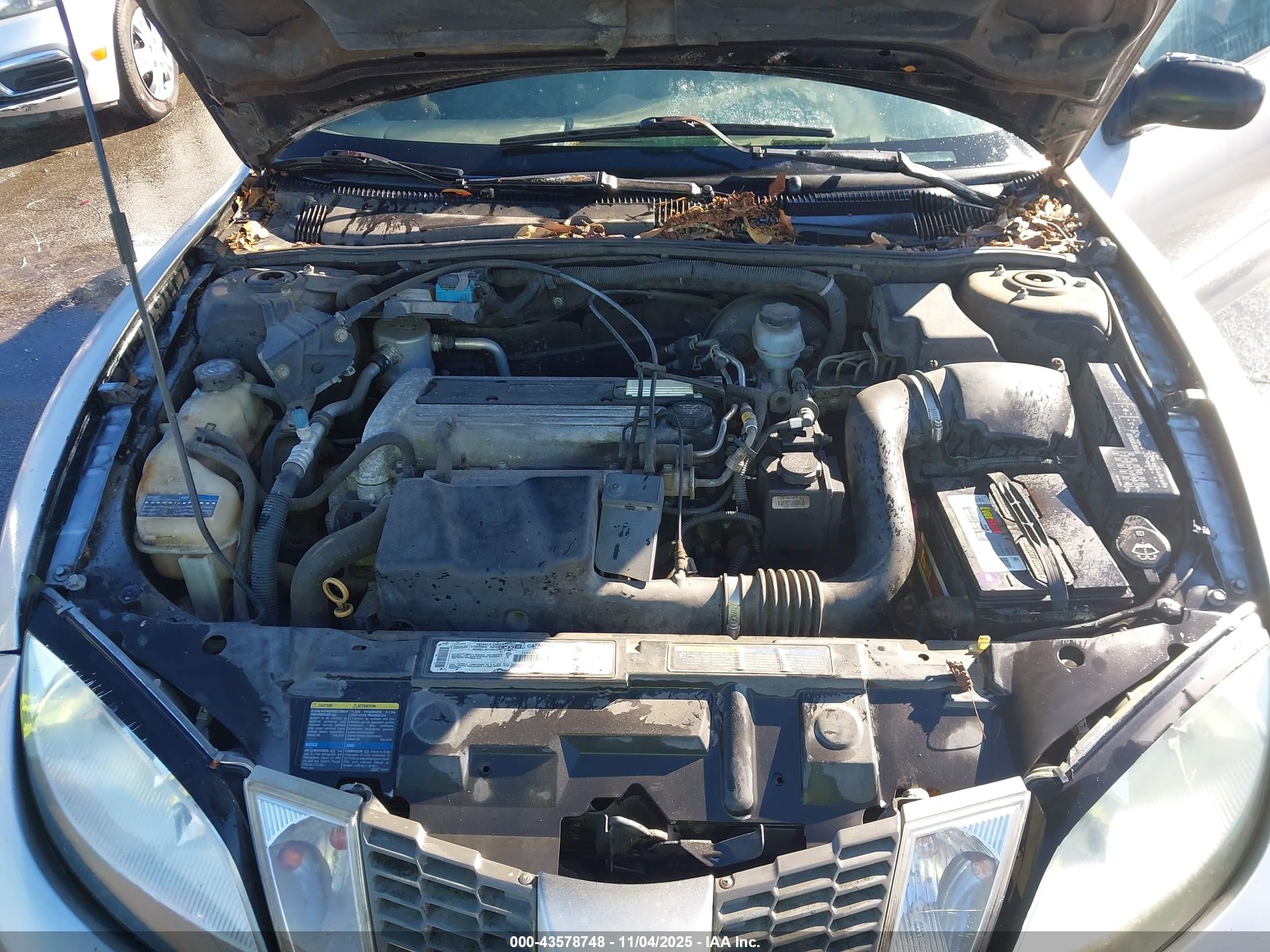 2003 Pontiac Sunfire   Silver vin: 1G2JB12F437354982