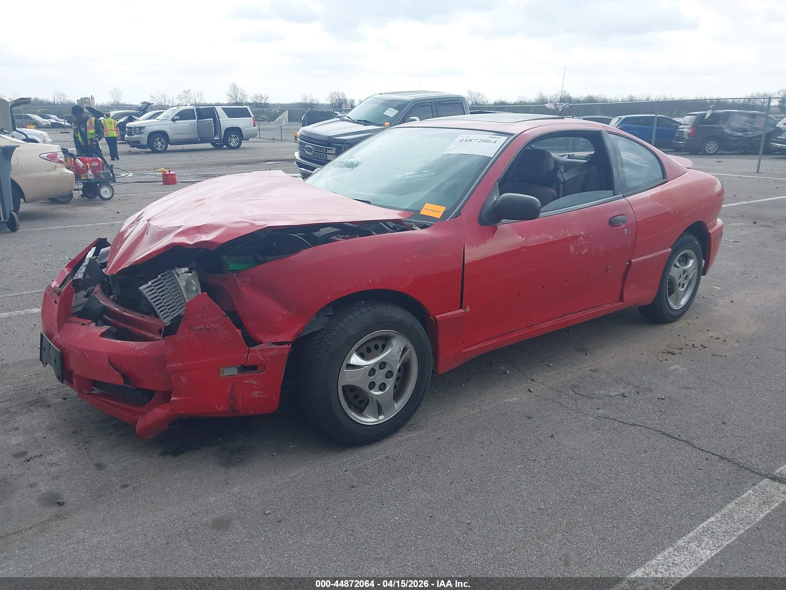 2004 Pontiac Sunfire   Красный vin: 1G2JB12F447164455