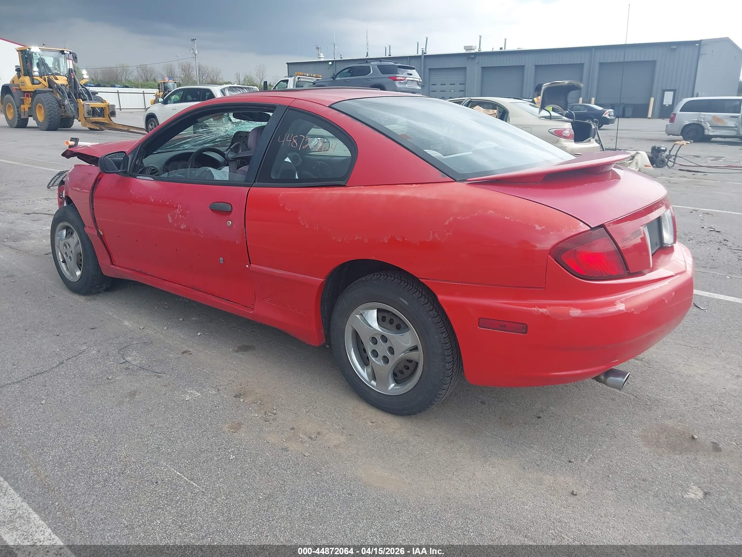 2004 Pontiac Sunfire   Красный vin: 1G2JB12F447164455
