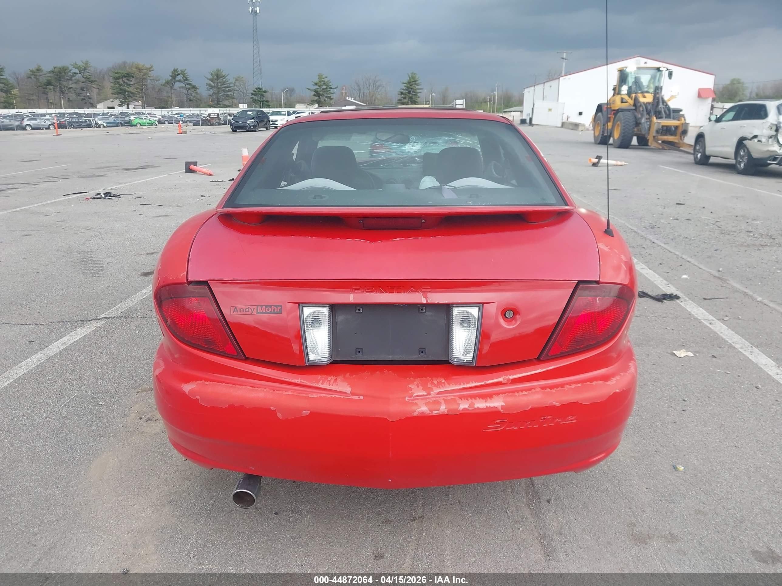 2004 Pontiac Sunfire   Красный vin: 1G2JB12F447164455