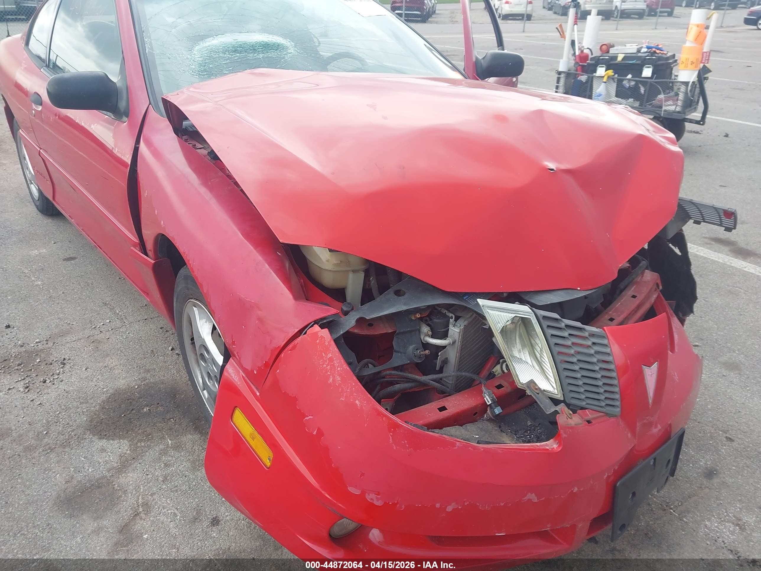 2004 Pontiac Sunfire   Красный vin: 1G2JB12F447164455