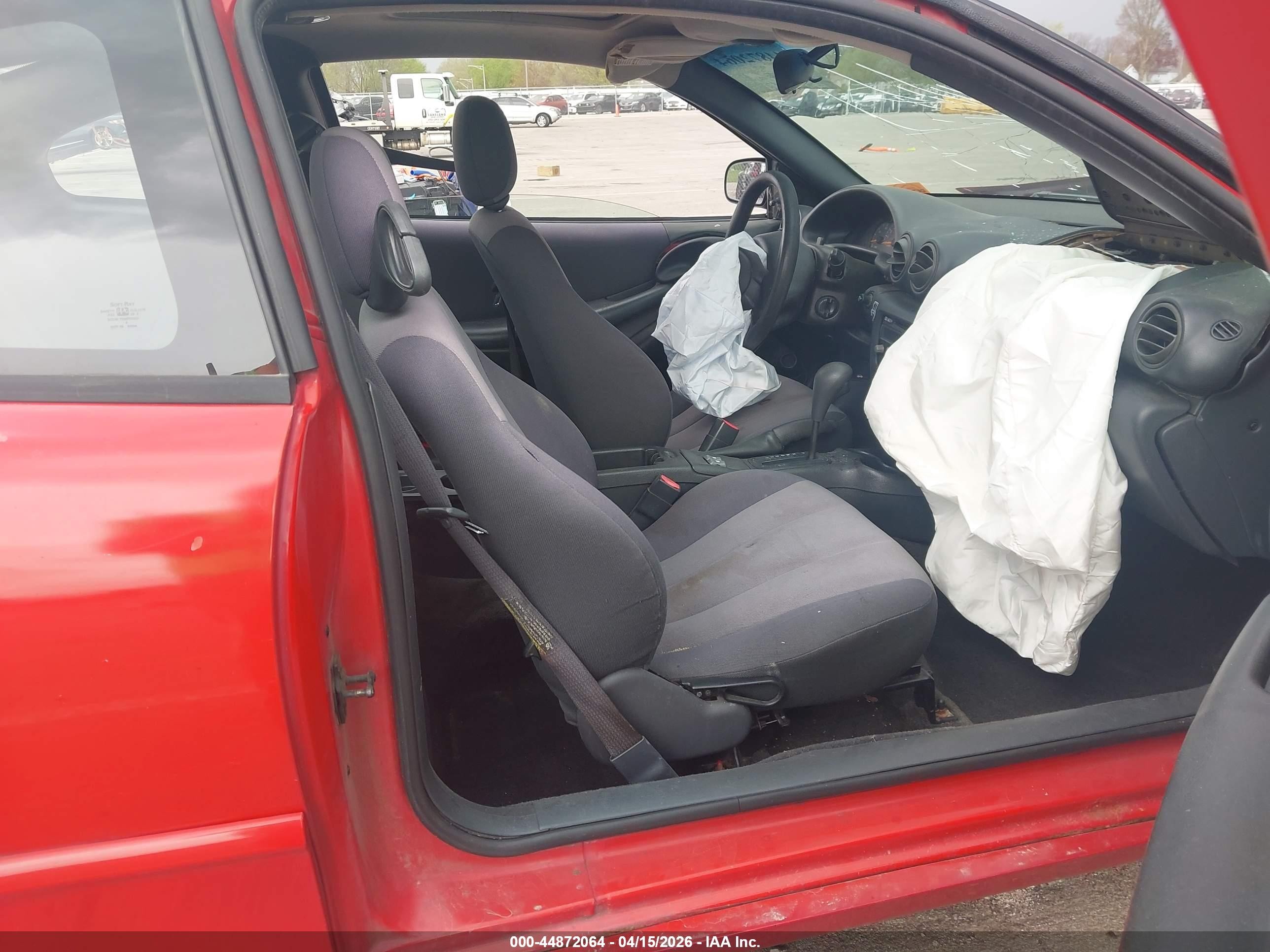 2004 Pontiac Sunfire   Красный vin: 1G2JB12F447164455