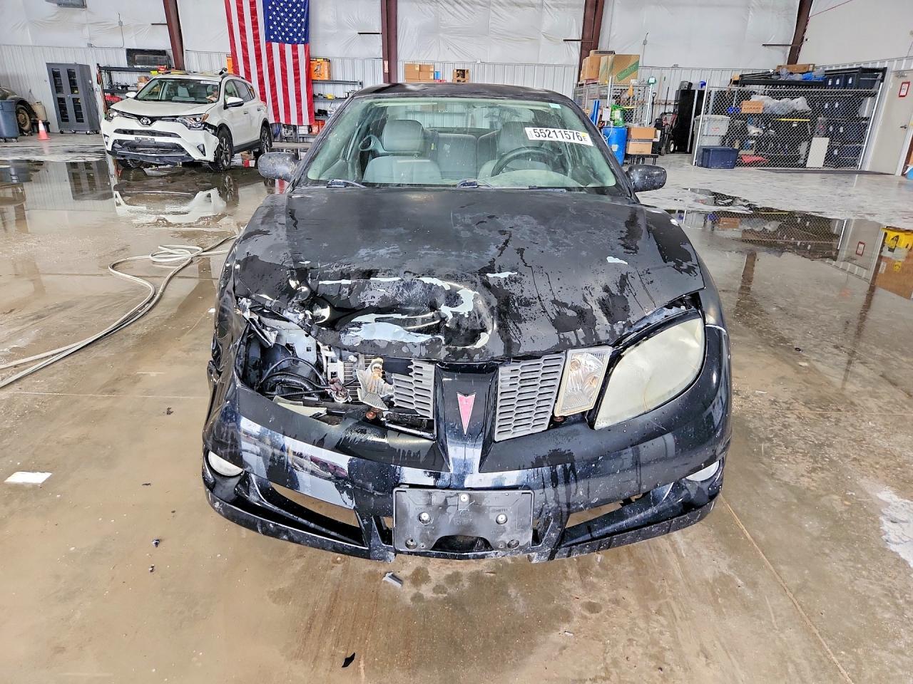 2004 Pontiac Sunfire Black vin: 1G2JB12F447227120