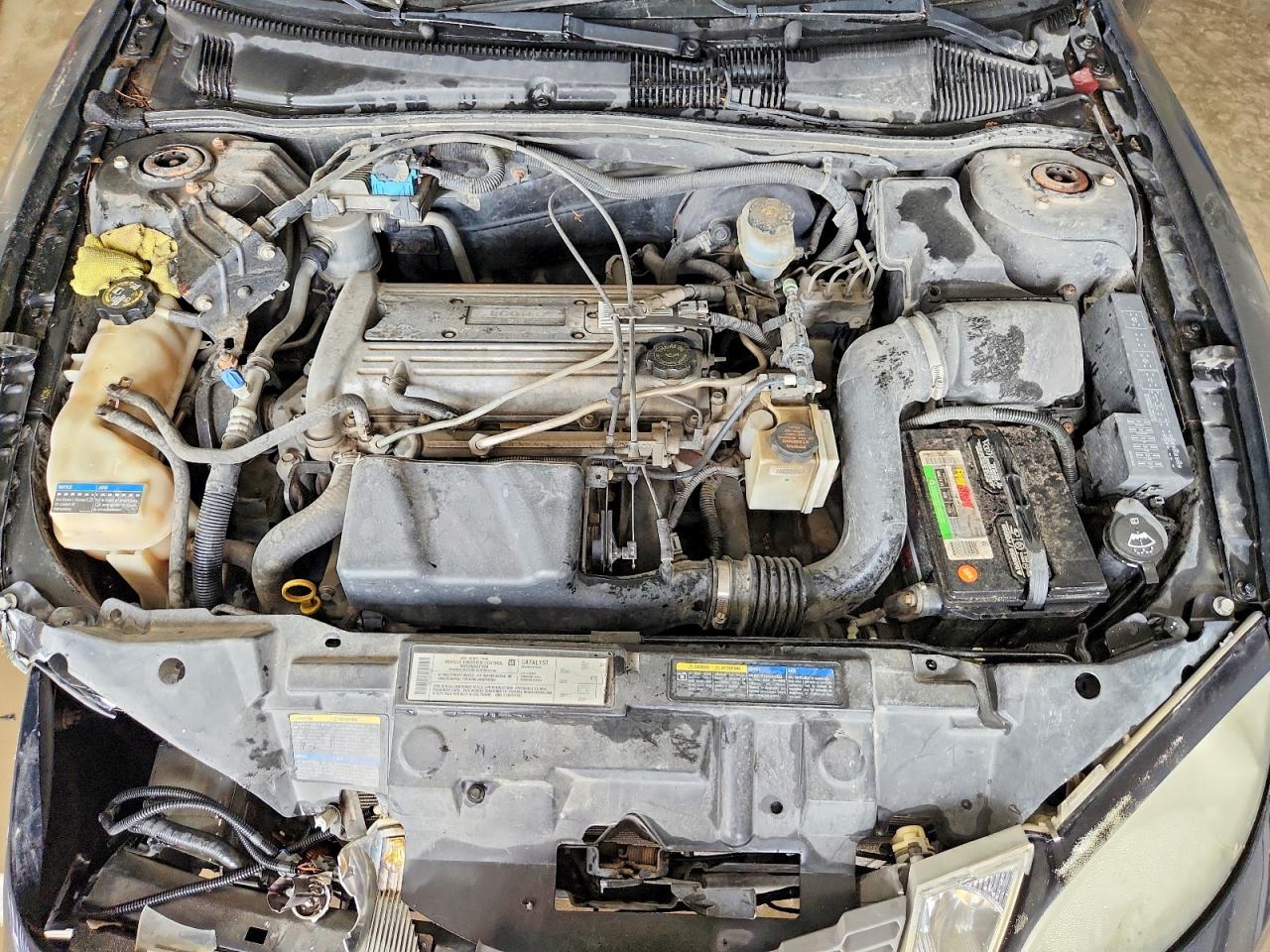 2004 Pontiac Sunfire Black vin: 1G2JB12F447227120