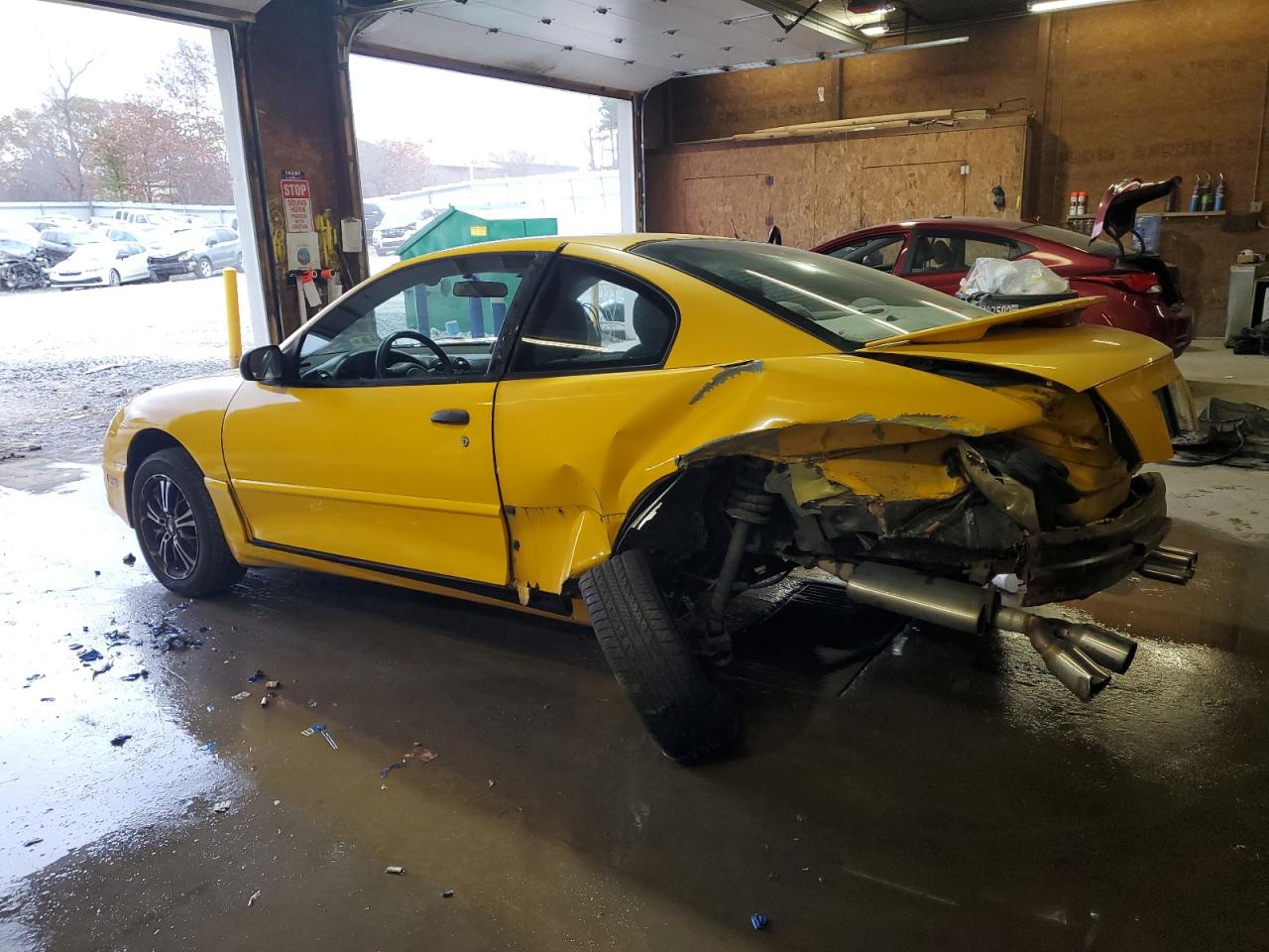 2003 Pontiac Sunfire Yellow vin: 1G2JB12F537282223