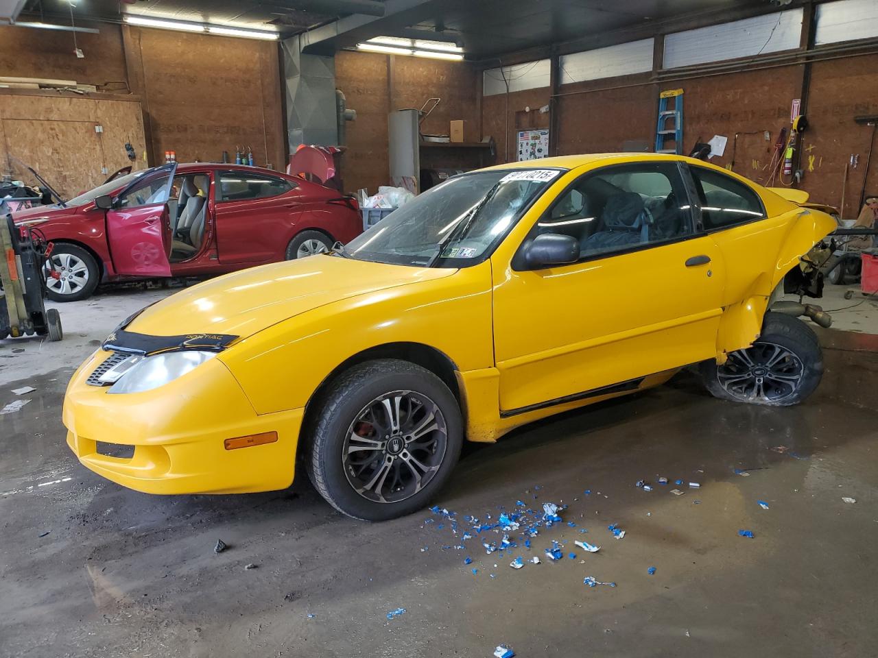 2003 Pontiac Sunfire Yellow vin: 1G2JB12F537282223