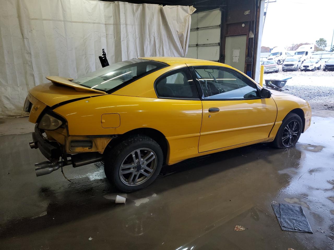 2003 Pontiac Sunfire Yellow vin: 1G2JB12F537282223