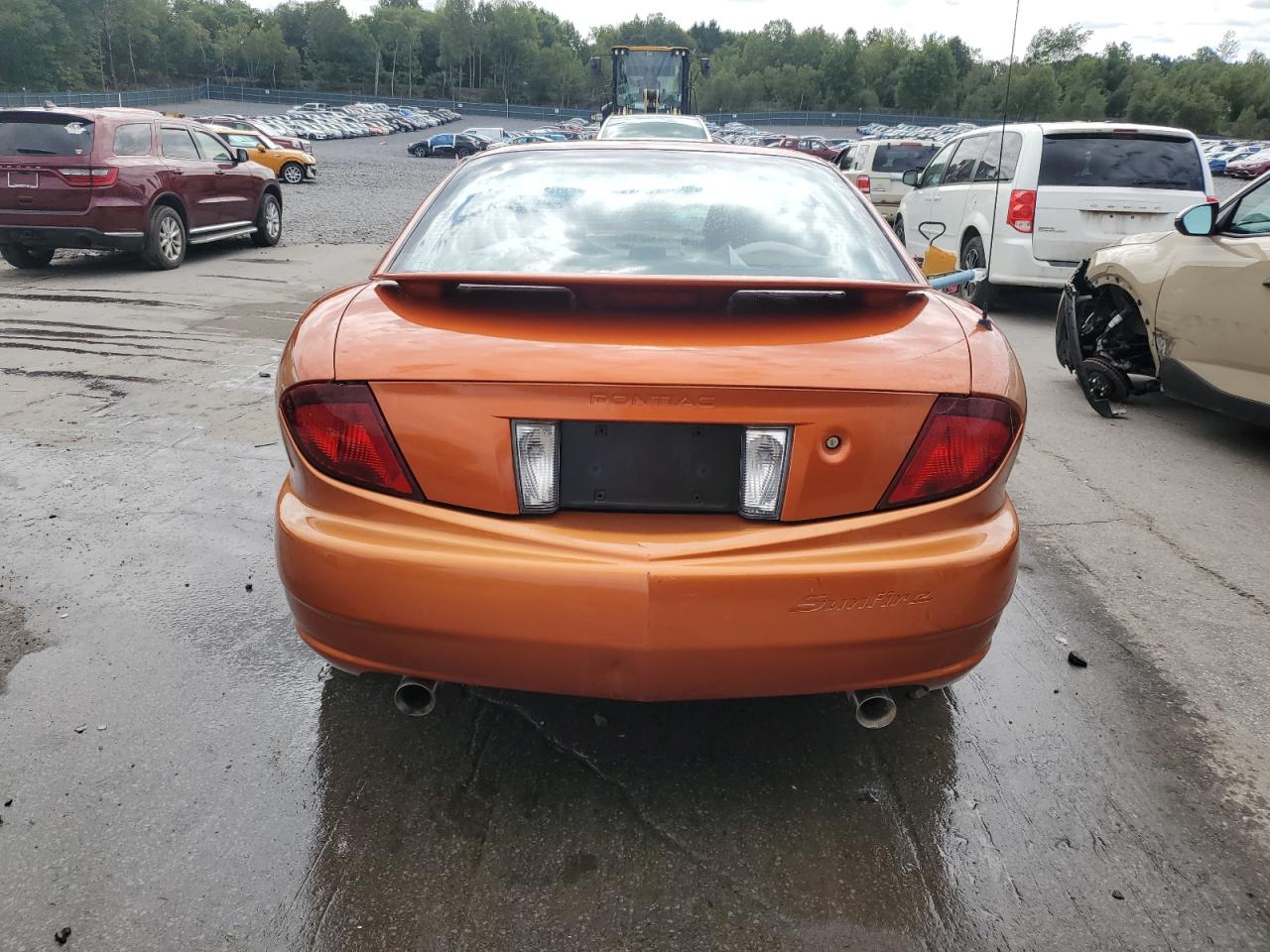 2004 Pontiac Sunfire Orange vin: 1G2JB12F547289514