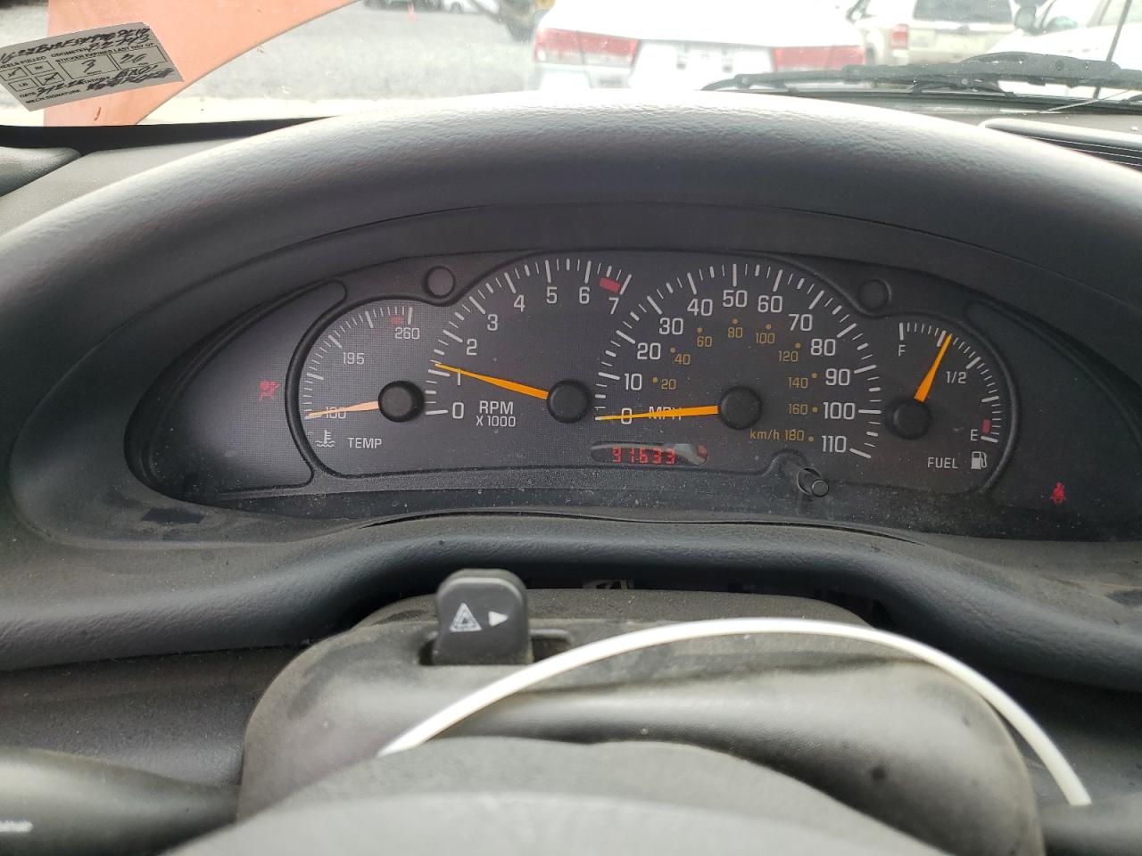 2004 Pontiac Sunfire Orange vin: 1G2JB12F547289514