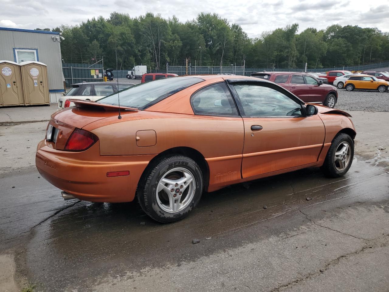2004 Pontiac Sunfire Orange vin: 1G2JB12F547289514