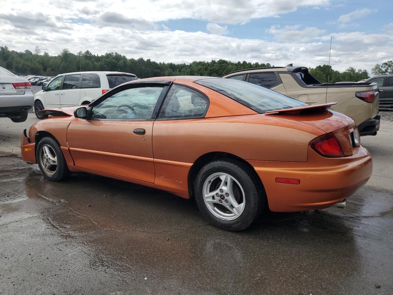 2004 Pontiac Sunfire Orange vin: 1G2JB12F547289514