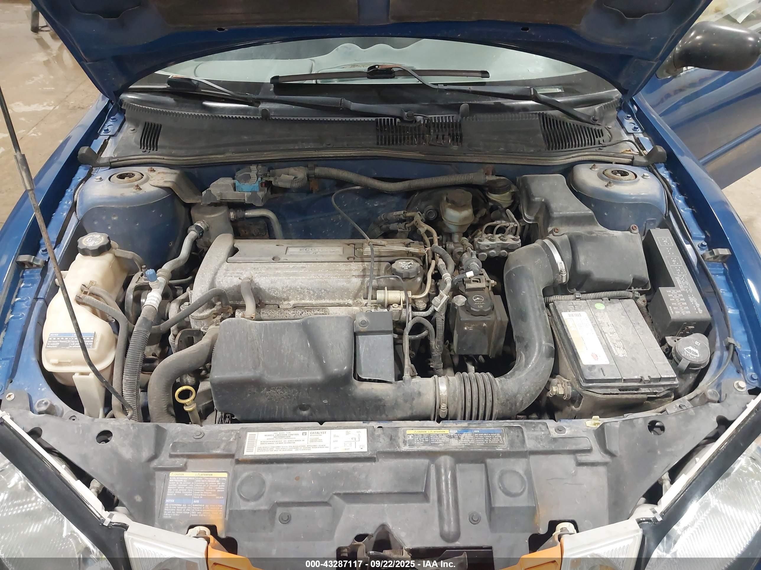2004 Pontiac Sunfire   Blue vin: 1G2JB12F547292266