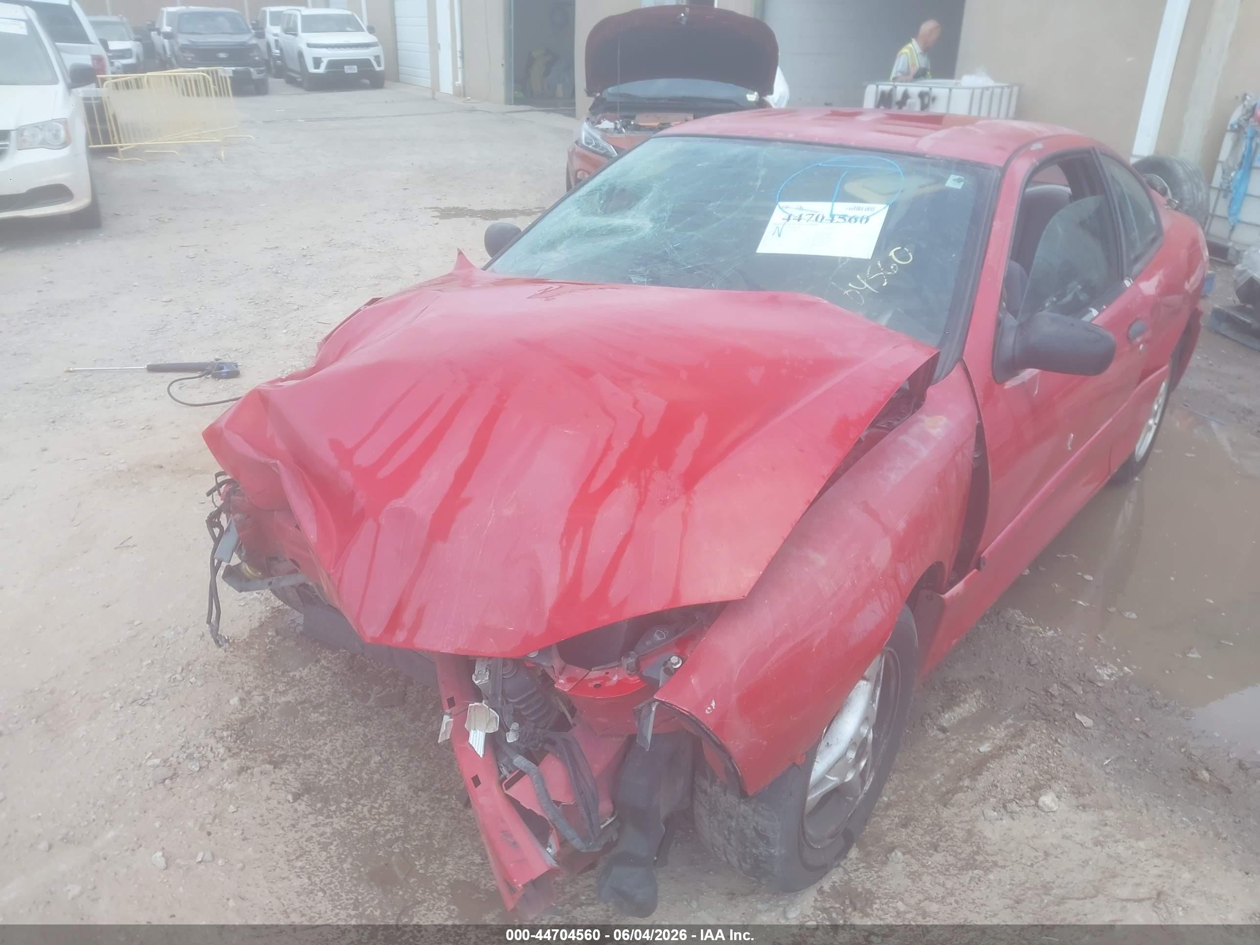 2004 Pontiac Sunfire   Red vin: 1G2JB12F547298178