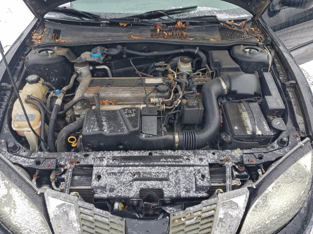 2004 Pontiac Sunfire Black vin: 1G2JB12F547320390