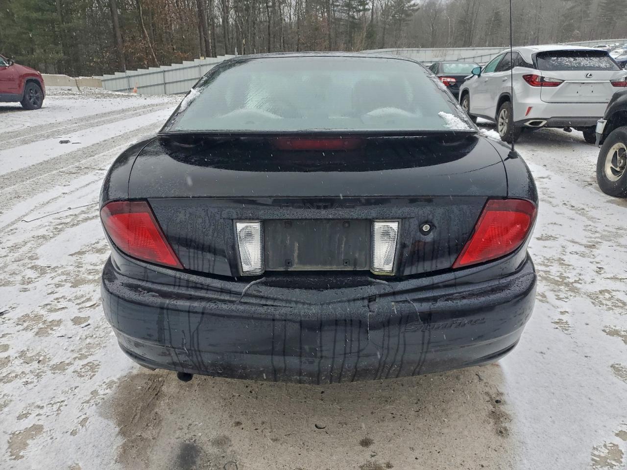 2004 Pontiac Sunfire Black vin: 1G2JB12F547320390