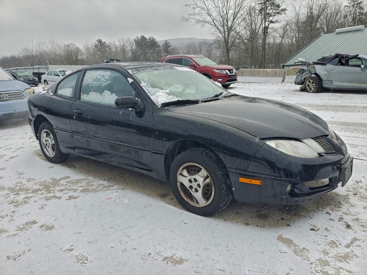 2004 Pontiac Sunfire Black vin: 1G2JB12F547320390