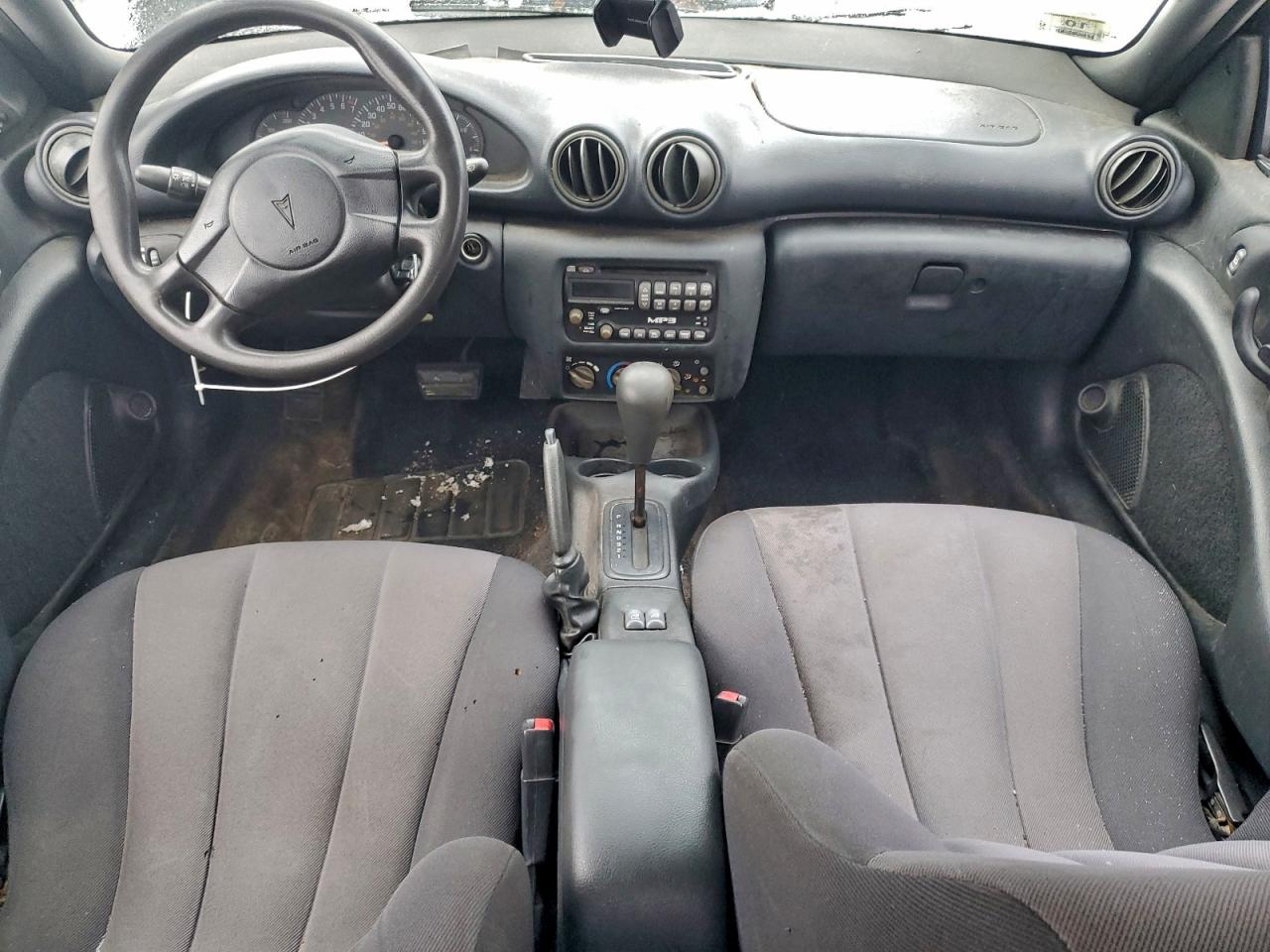 2004 Pontiac Sunfire Black vin: 1G2JB12F547320390
