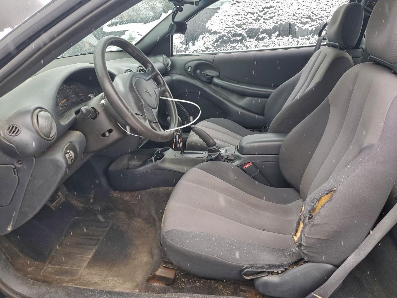 2004 Pontiac Sunfire Black vin: 1G2JB12F547320390