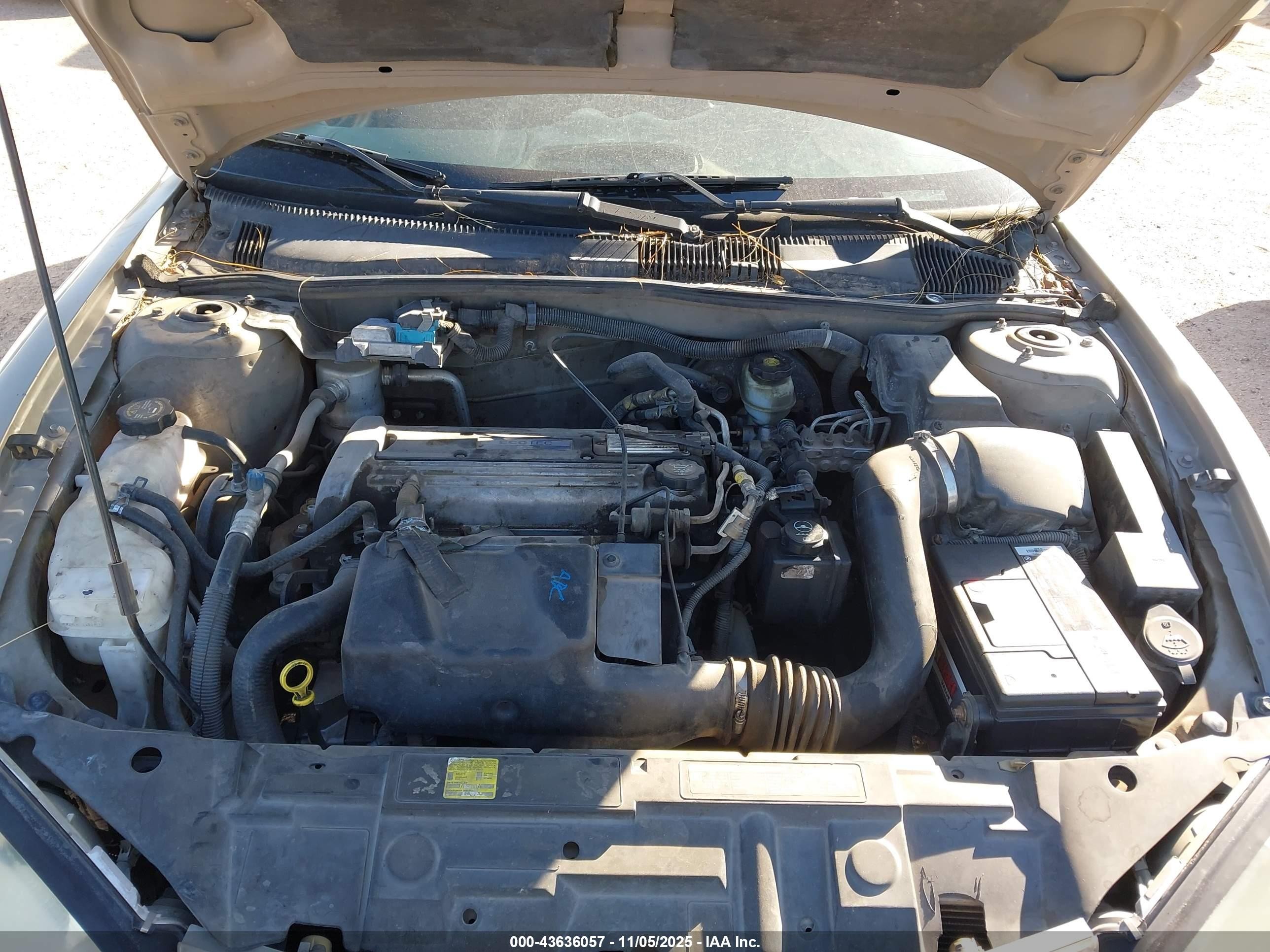 2003 Pontiac Sunfire   Tan vin: 1G2JB12F637113764