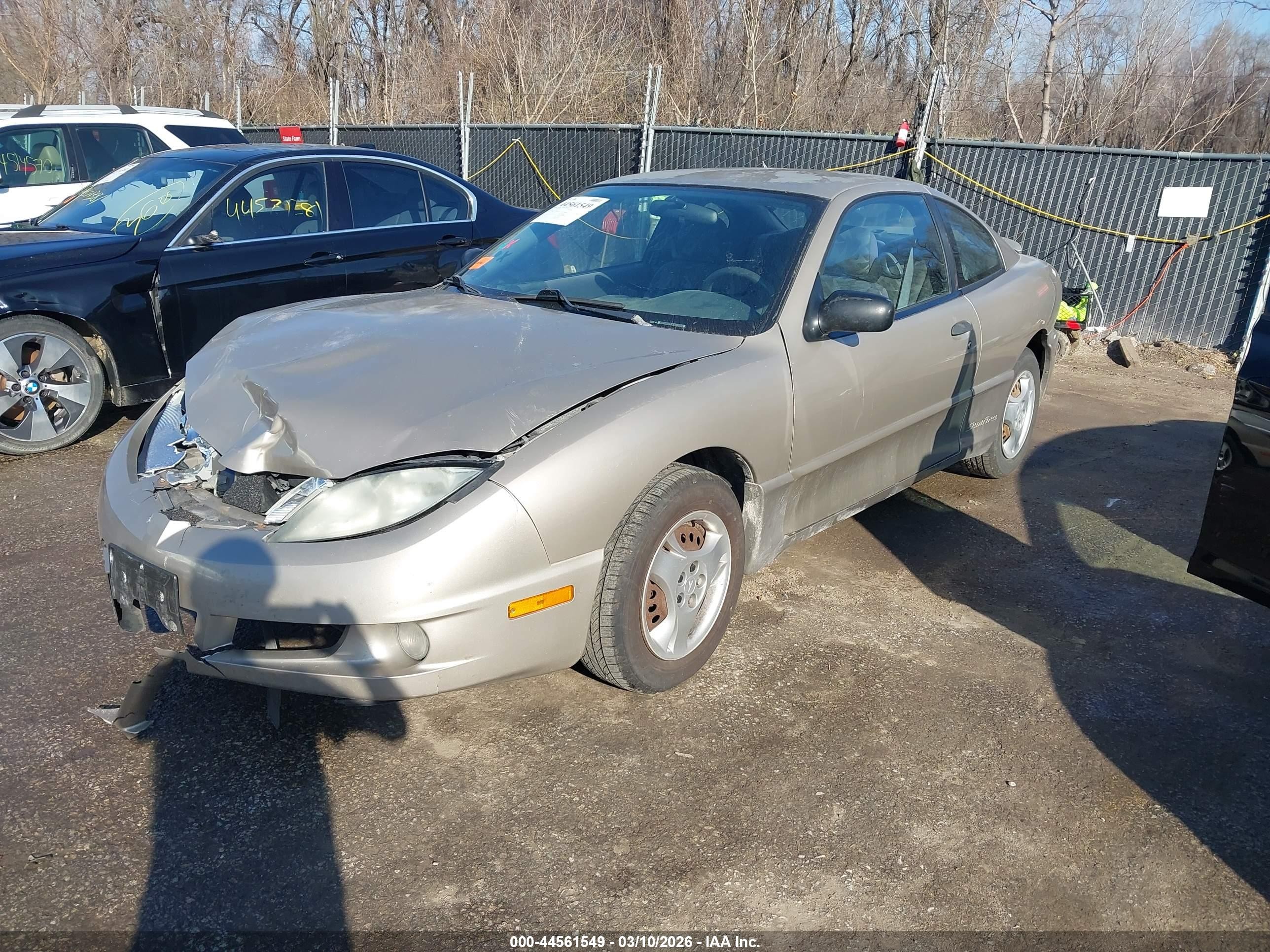2003 Pontiac Sunfire   Желто-коричневый vin: 1G2JB12F737259882