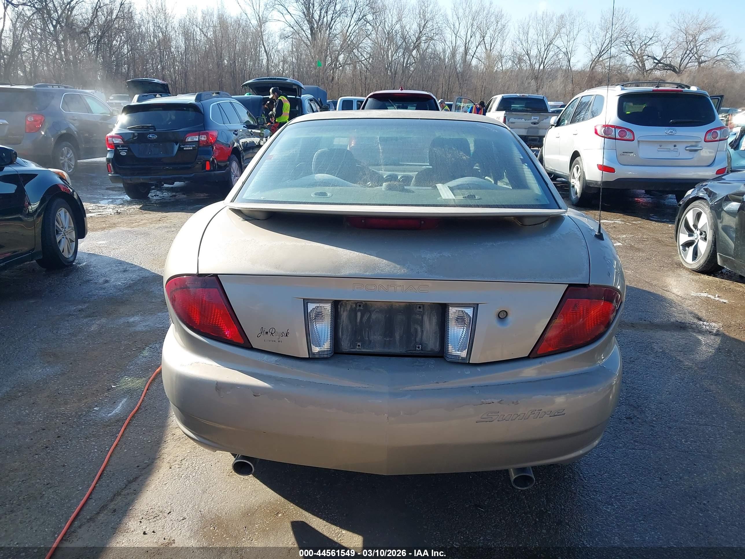 2003 Pontiac Sunfire   Желто-коричневый vin: 1G2JB12F737259882