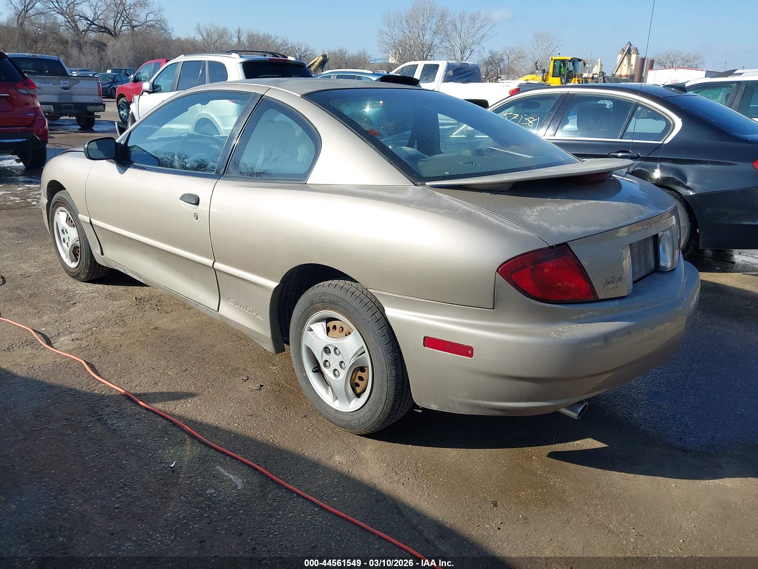2003 Pontiac Sunfire   Желто-коричневый vin: 1G2JB12F737259882