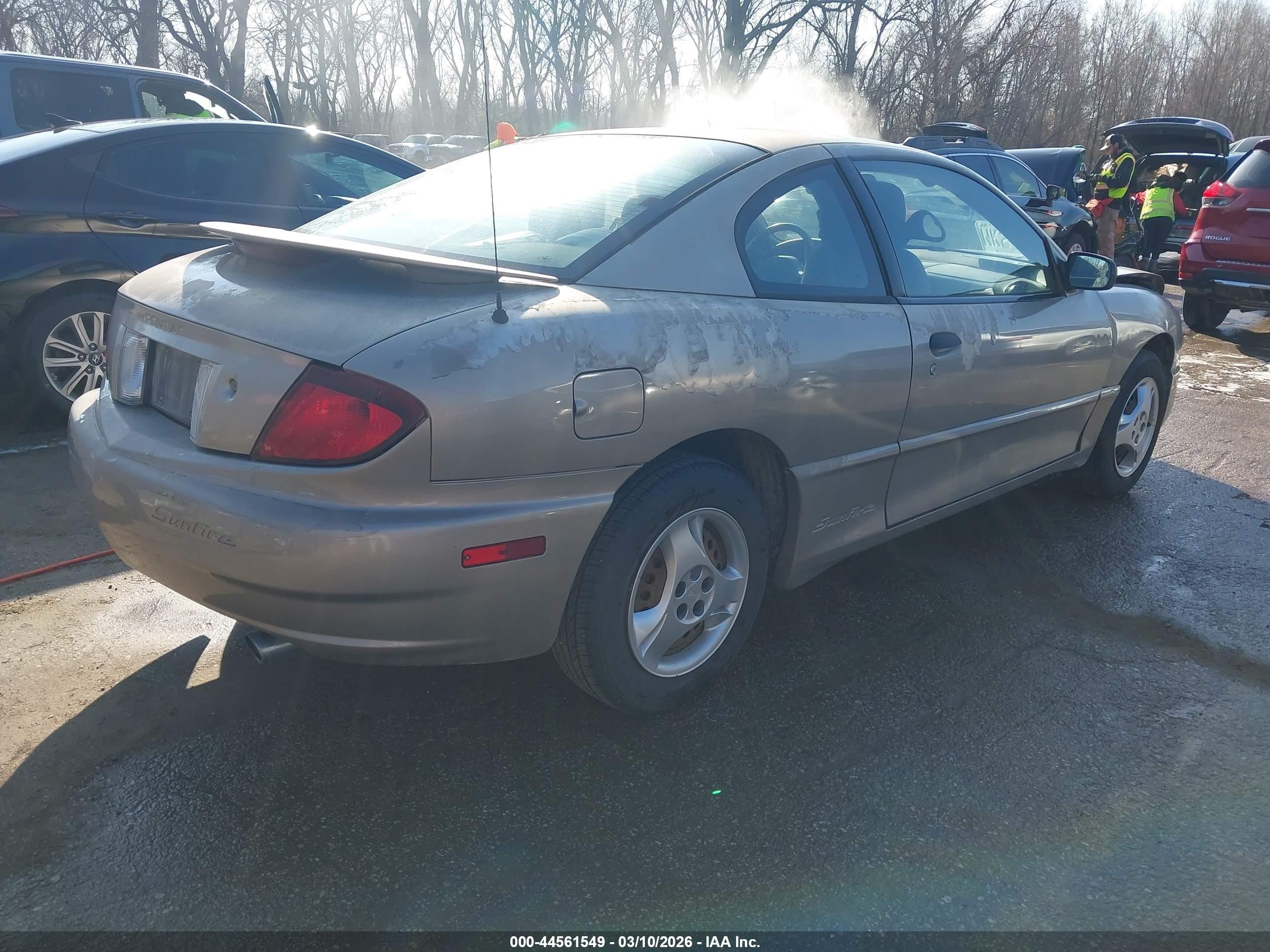 2003 Pontiac Sunfire   Желто-коричневый vin: 1G2JB12F737259882