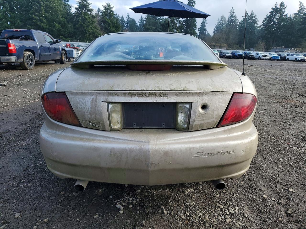 2003 Pontiac Sunfire Beige vin: 1G2JB12F737298486