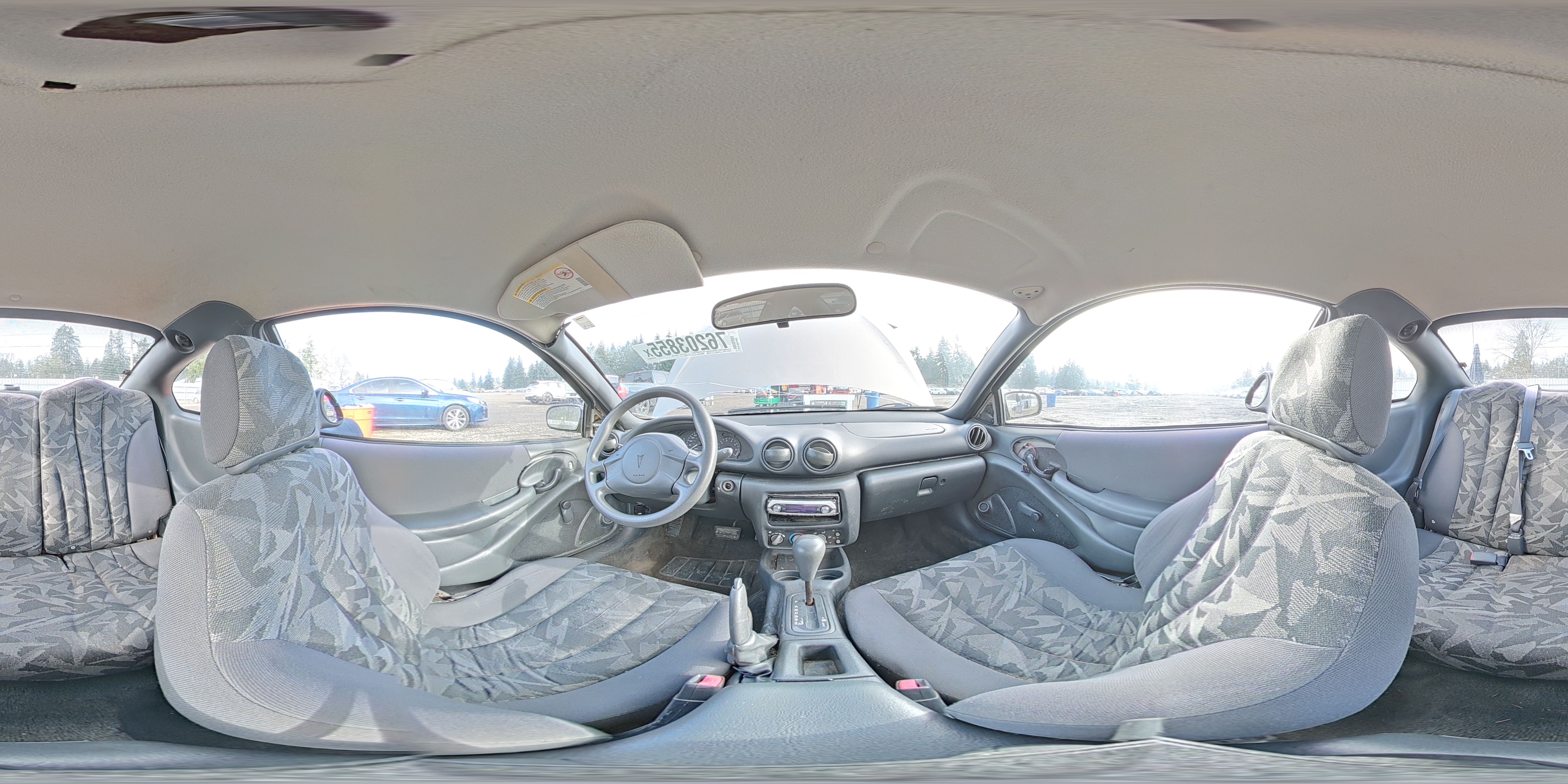2003 Pontiac Sunfire Beige vin: 1G2JB12F737298486