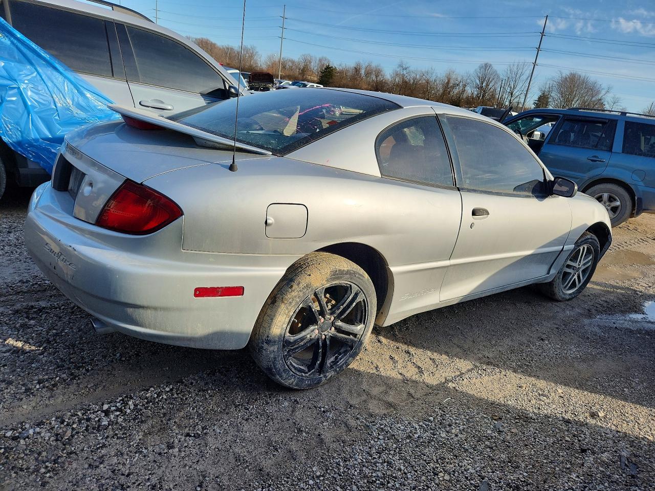 2003 Pontiac Sunfire Silver vin: 1G2JB12F737366155