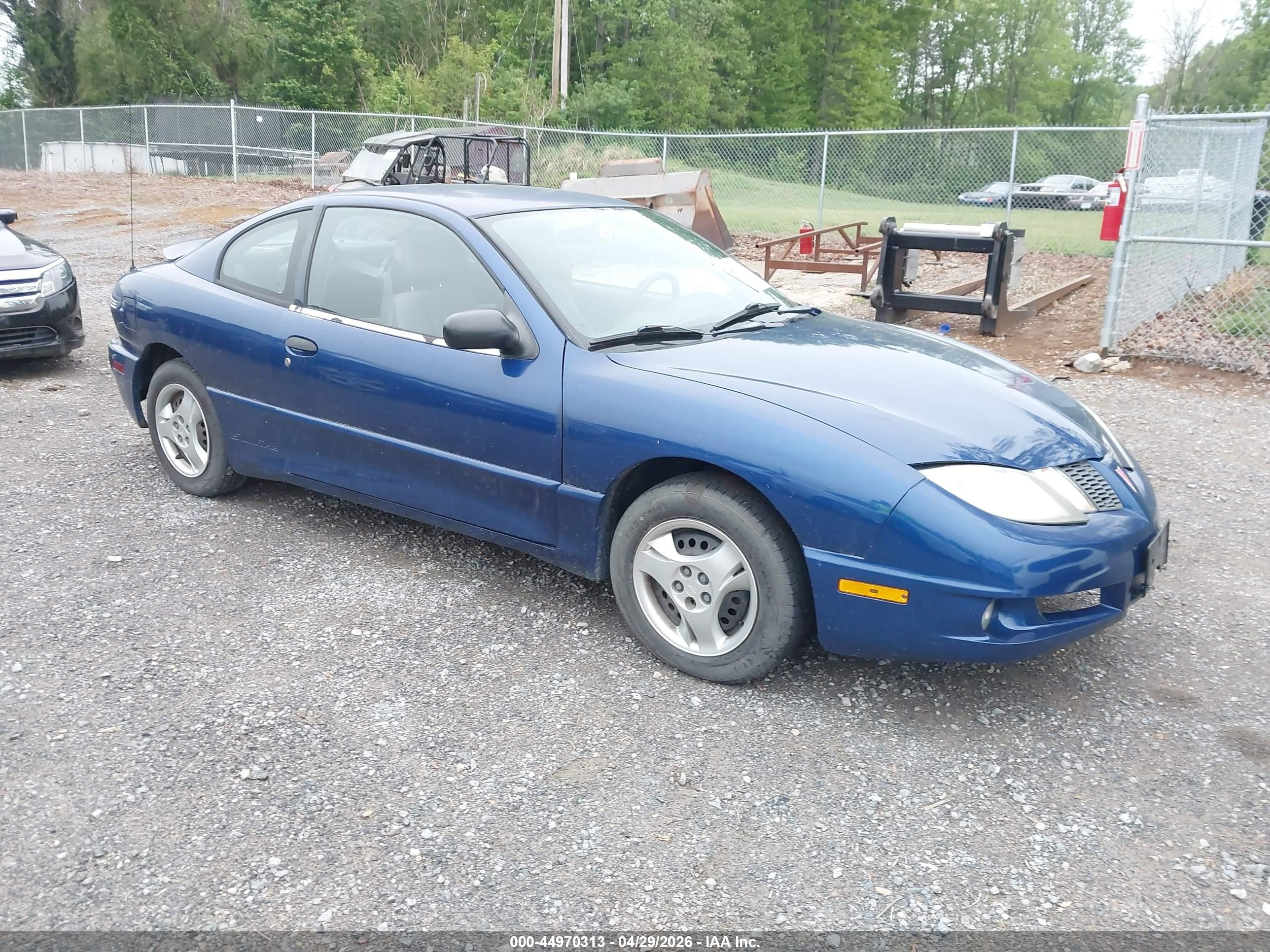 2004 Pontiac Sunfire   Blue vin: 1G2JB12F747263044