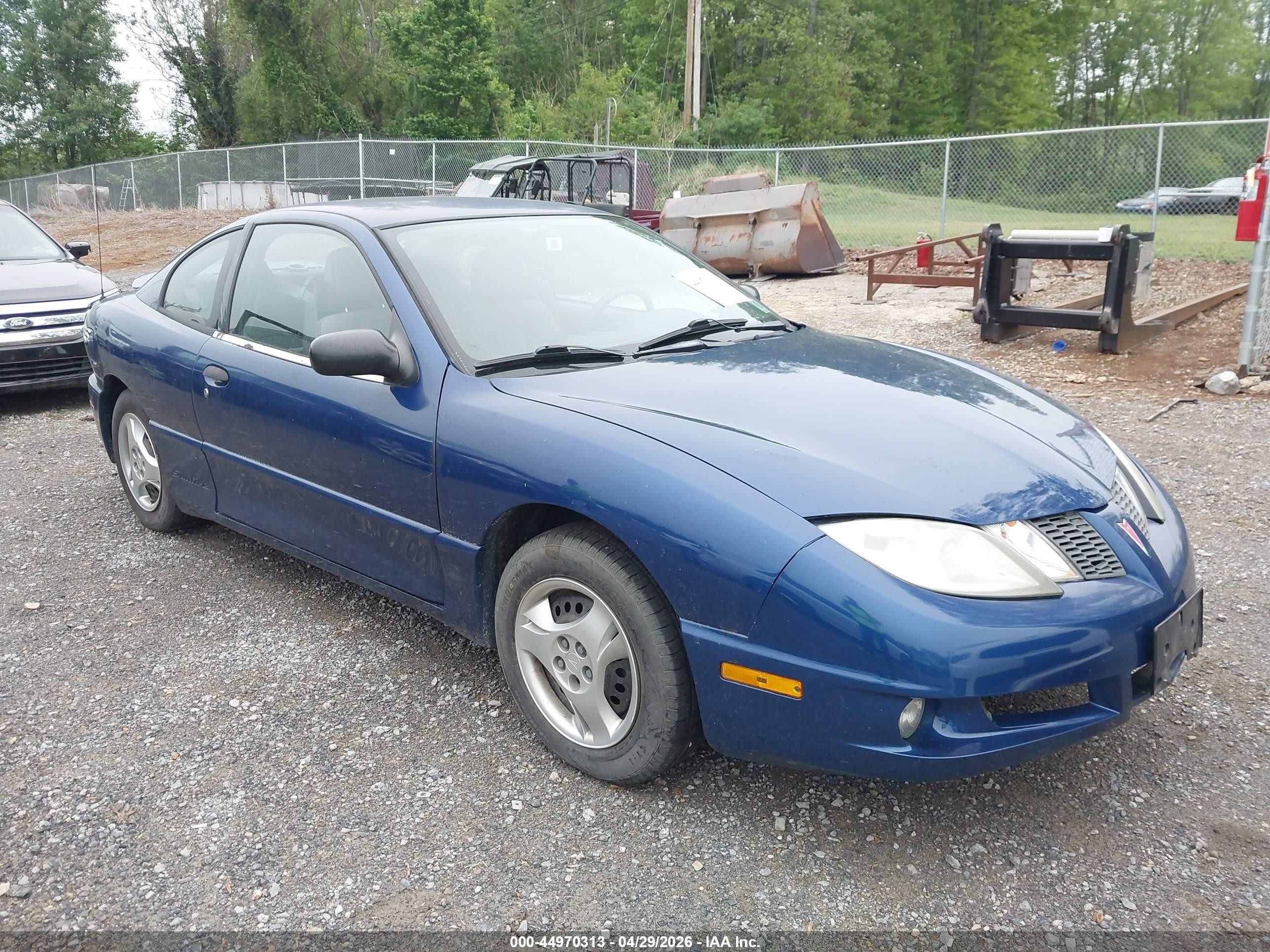 2004 Pontiac Sunfire   Blue vin: 1G2JB12F747263044