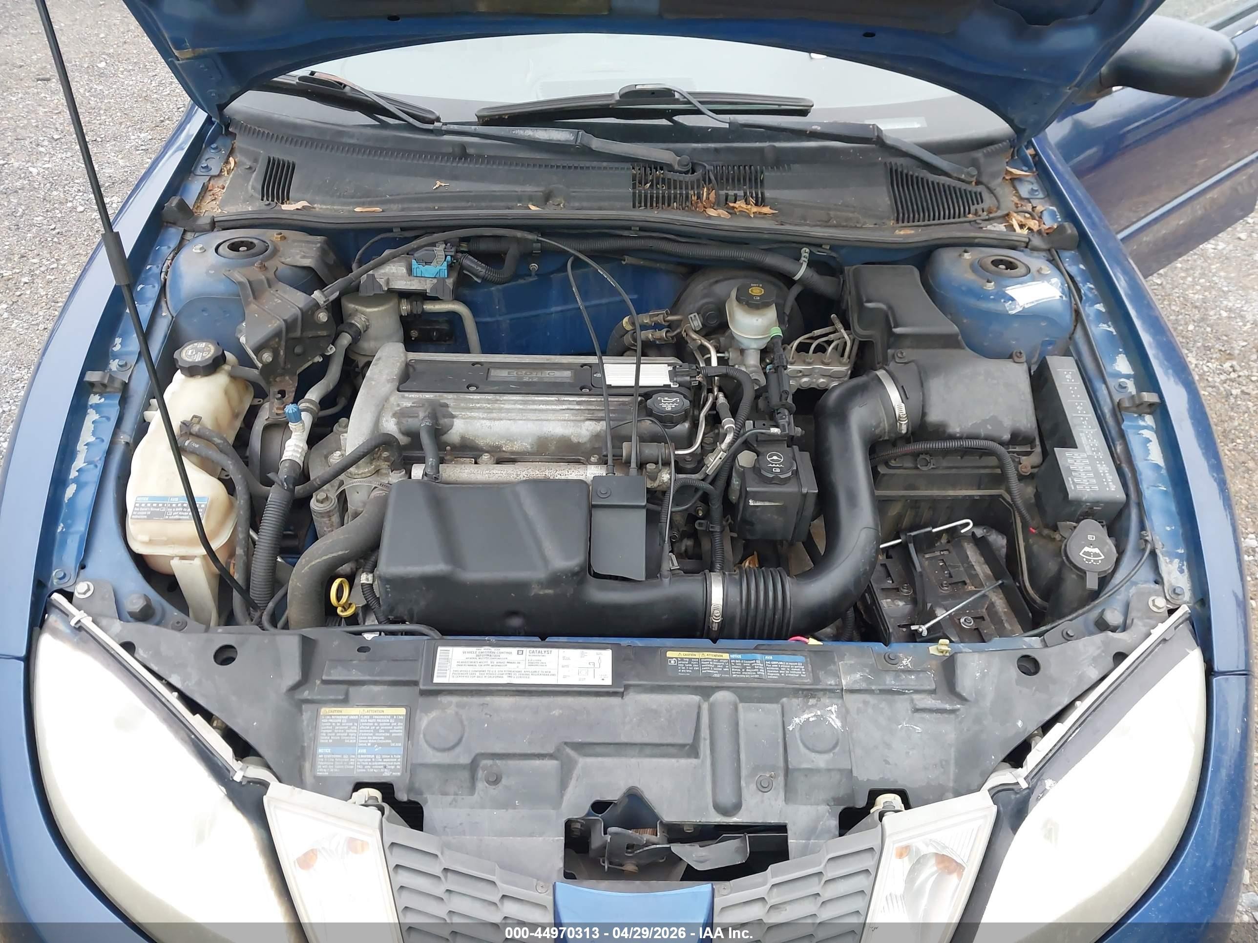 2004 Pontiac Sunfire   Blue vin: 1G2JB12F747263044