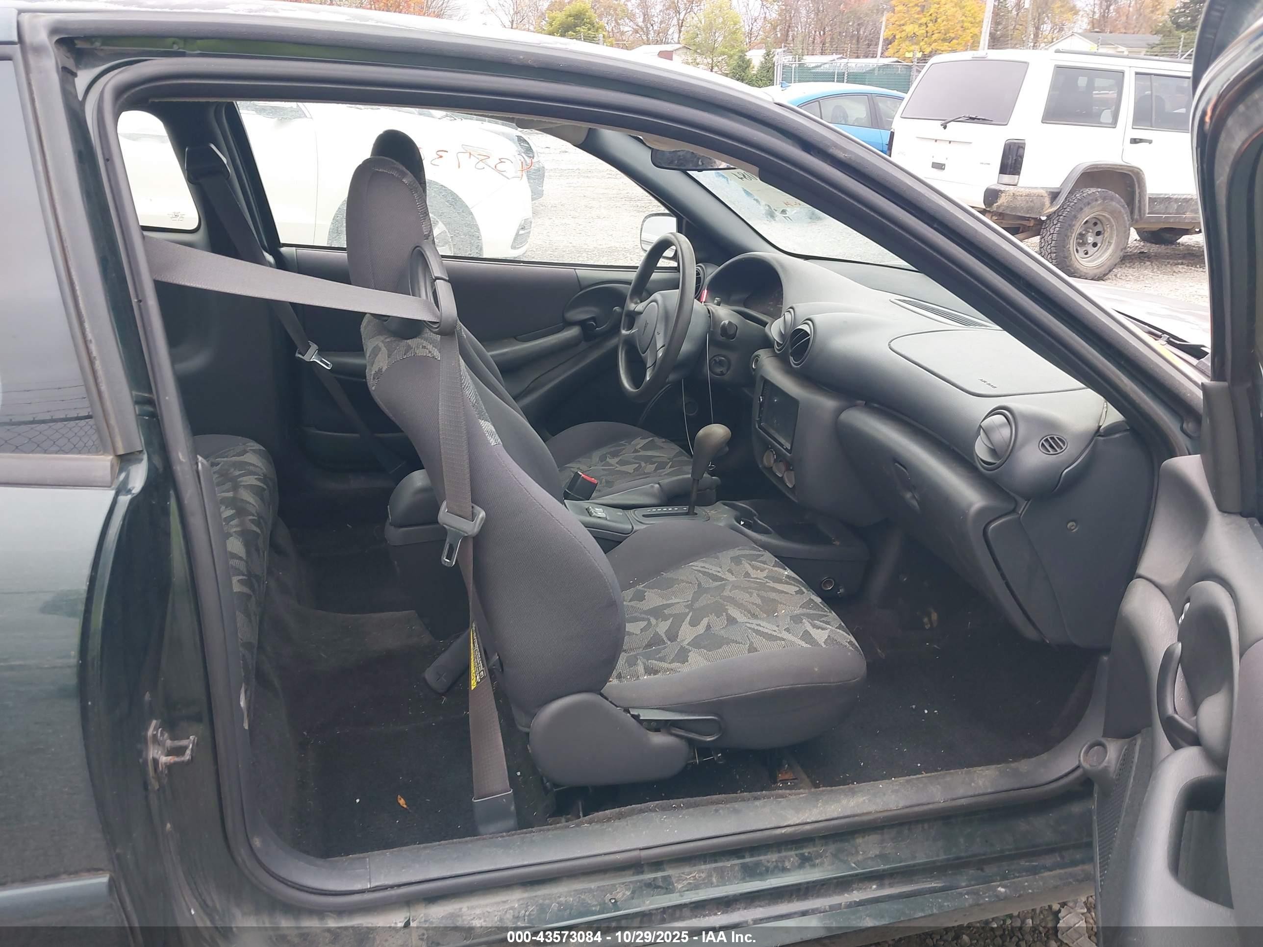 2003 Pontiac Sunfire   Green vin: 1G2JB12F837296021