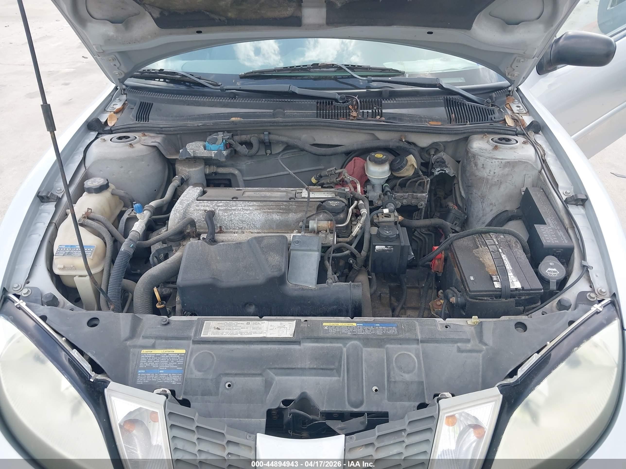 2004 Pontiac Sunfire   Silver vin: 1G2JB12F847213382