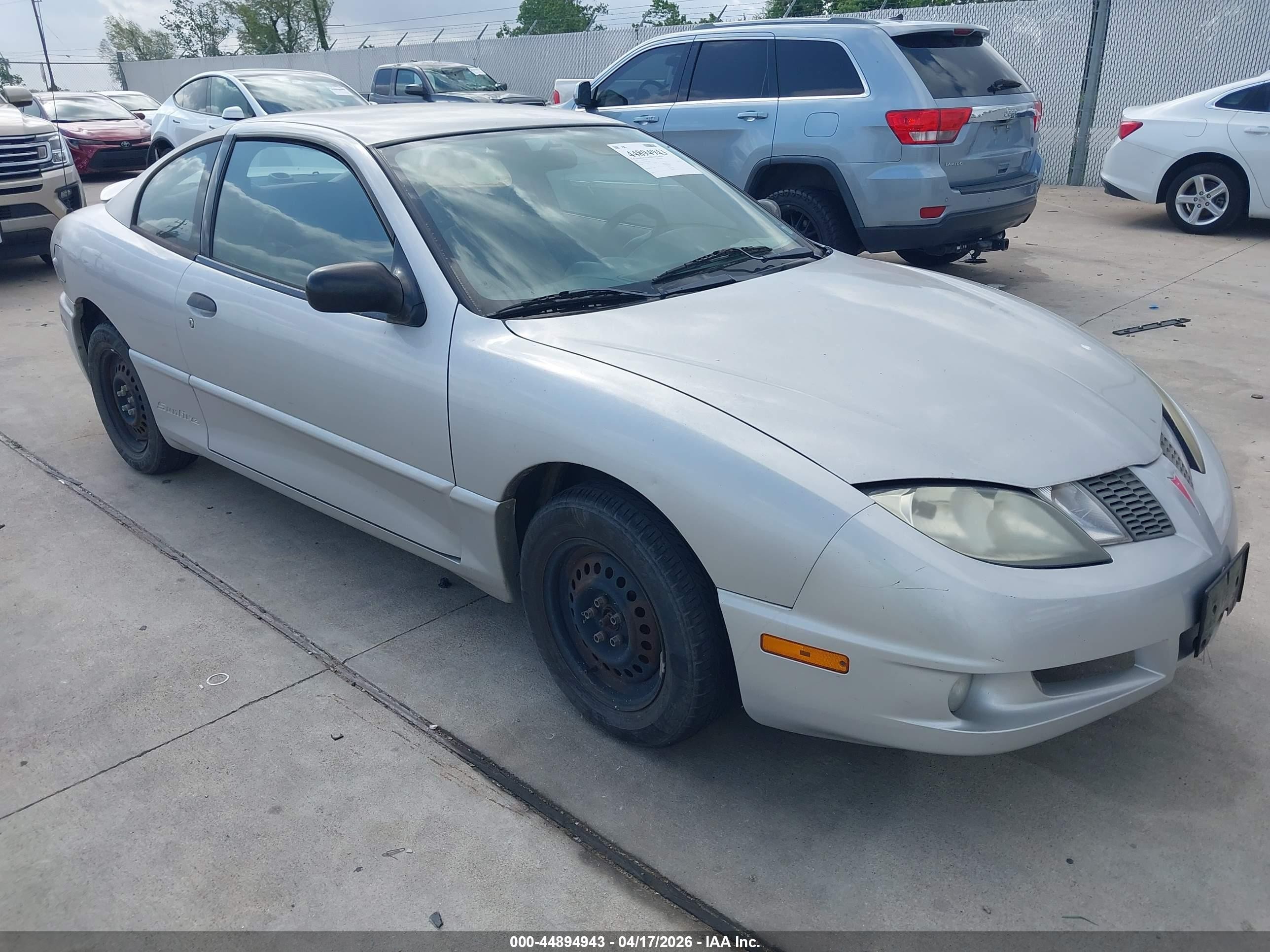 2004 Pontiac Sunfire   Серебряный vin: 1G2JB12F847213382