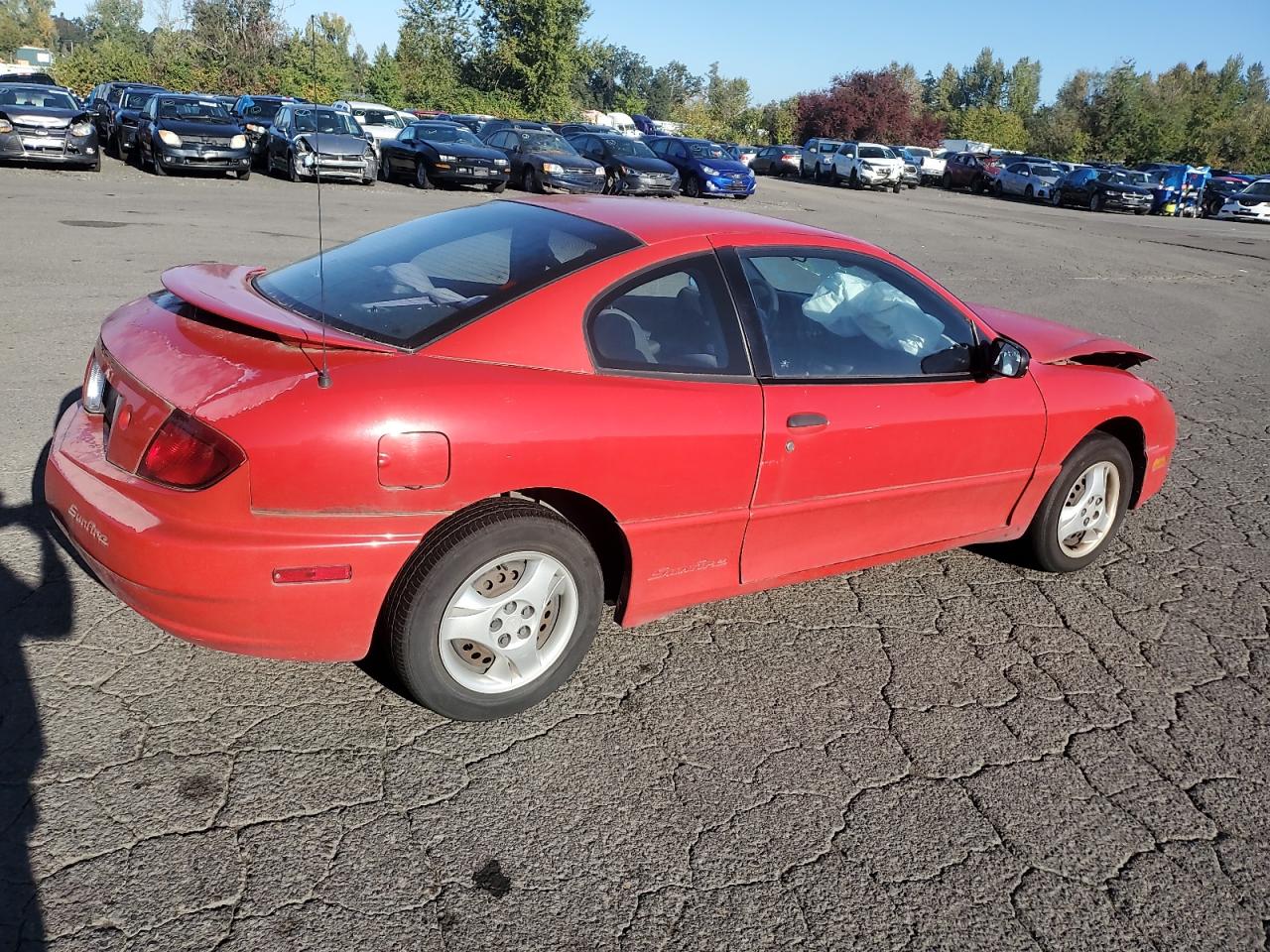 2004 Pontiac Sunfire Red vin: 1G2JB12F847259309