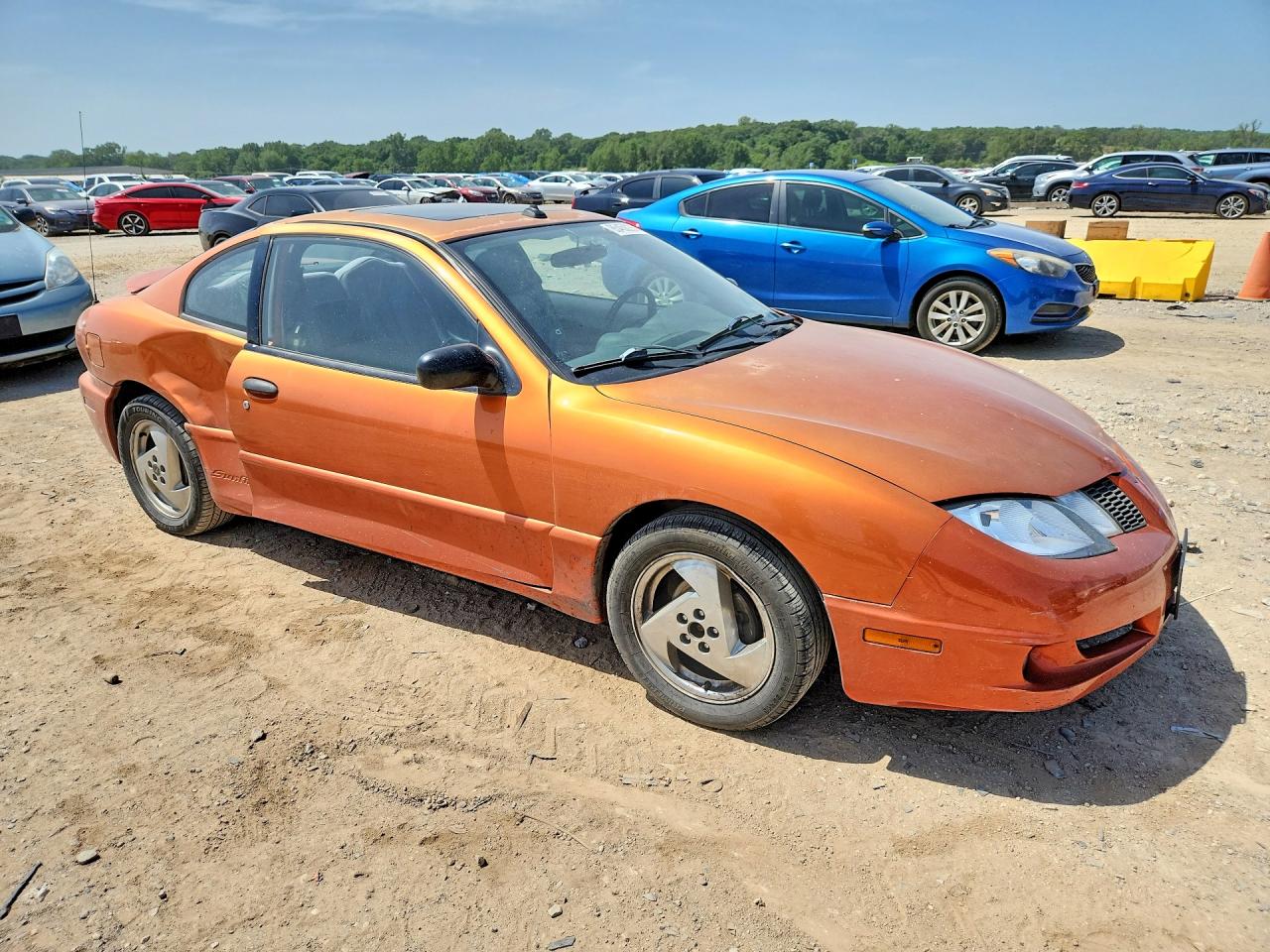 2004 Pontiac Sunfire Orange vin: 1G2JB12F847347034