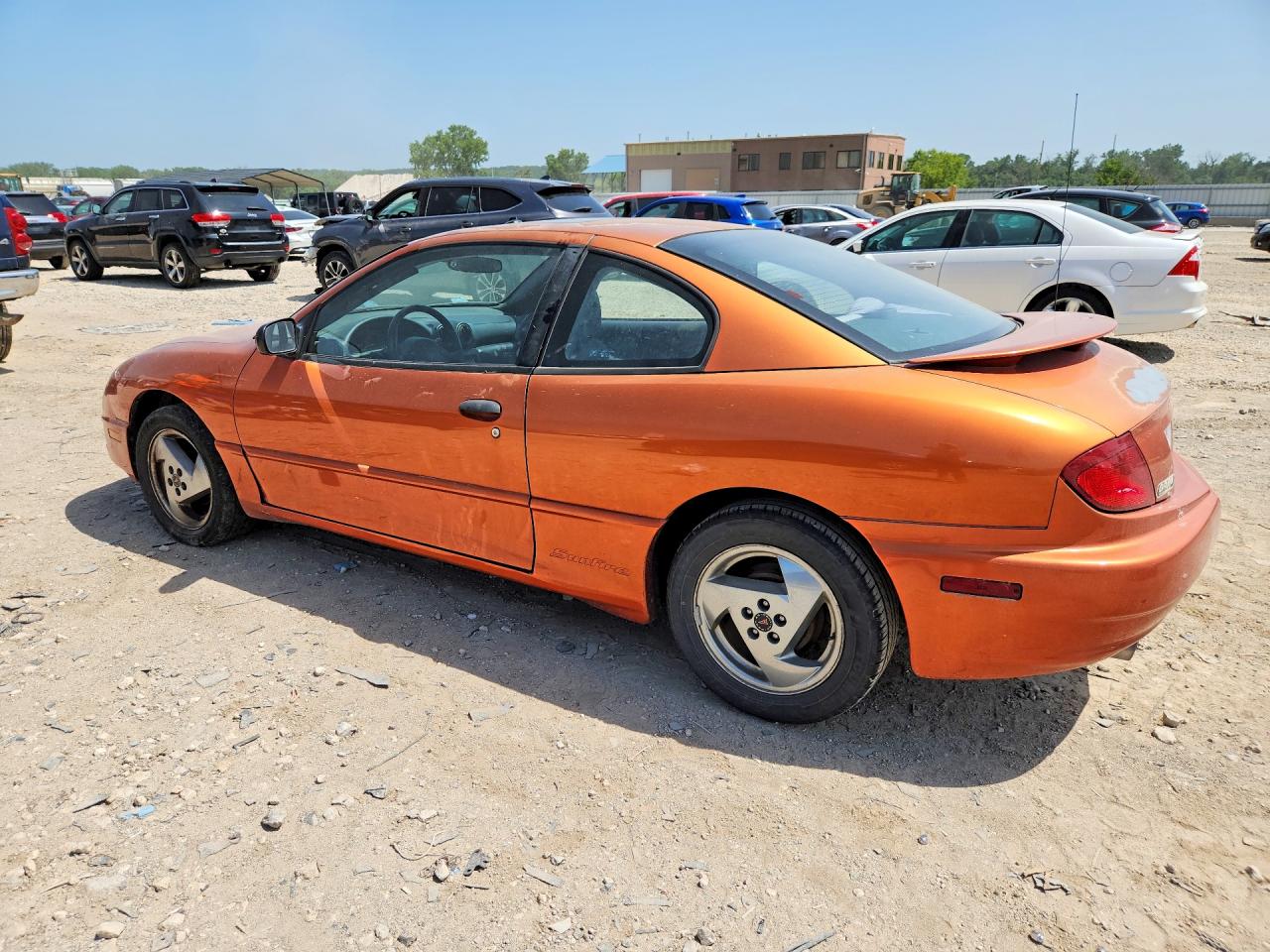 2004 Pontiac Sunfire Orange vin: 1G2JB12F847347034
