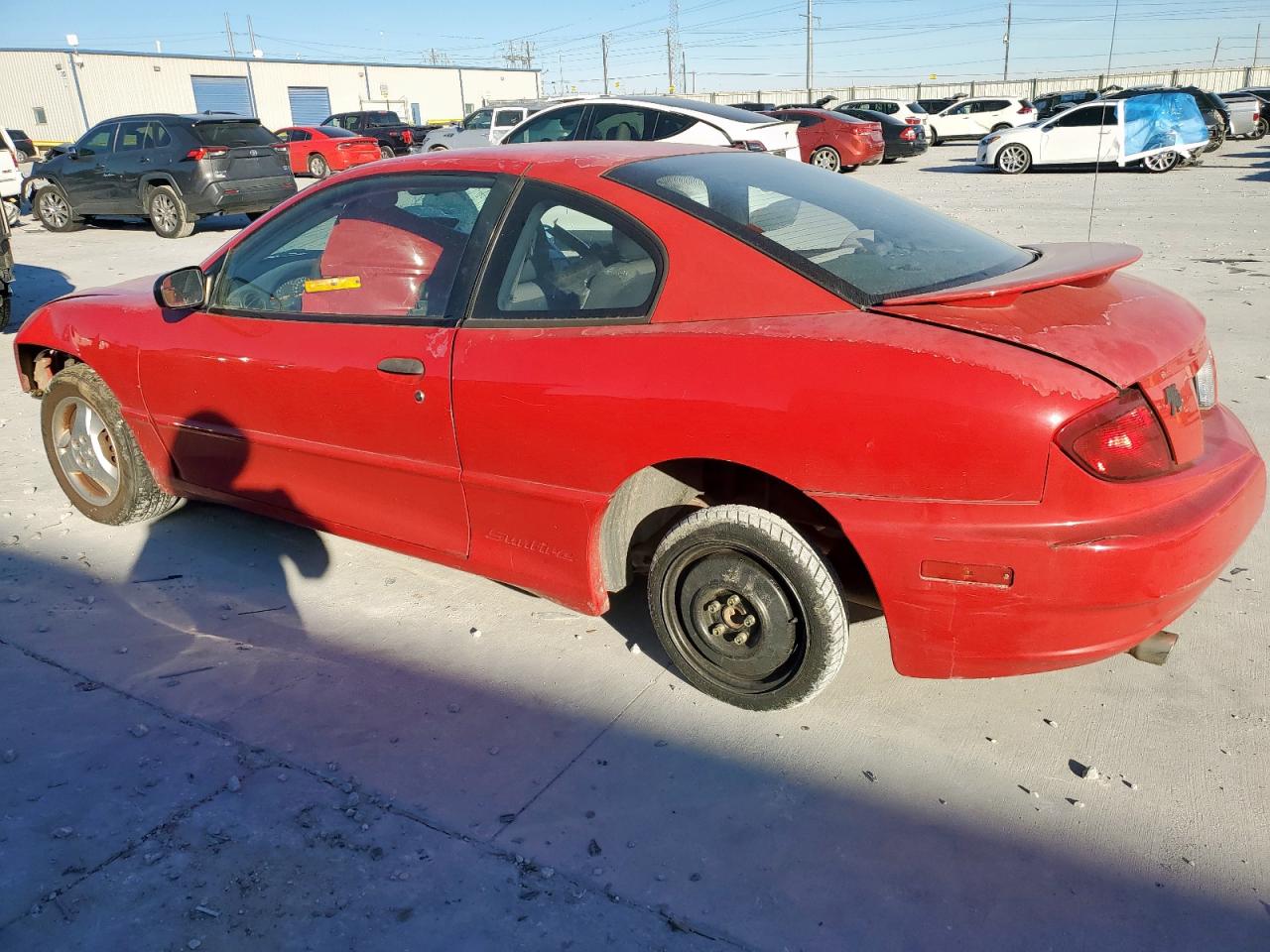 2004 Pontiac Sunfire Red vin: 1G2JB12F847353867