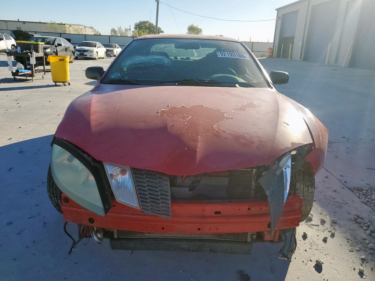 2004 Pontiac Sunfire Red vin: 1G2JB12F847353867