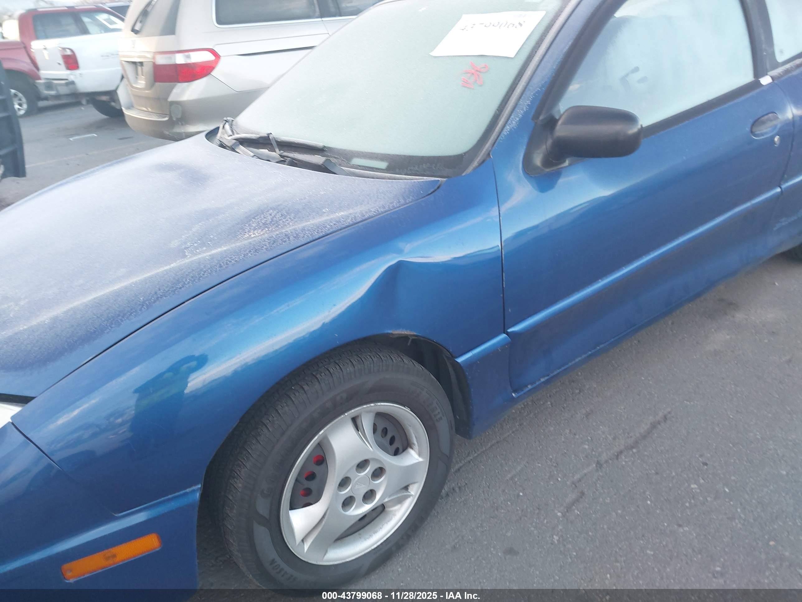 2004 Pontiac Sunfire   Синий vin: 1G2JB12F947295722